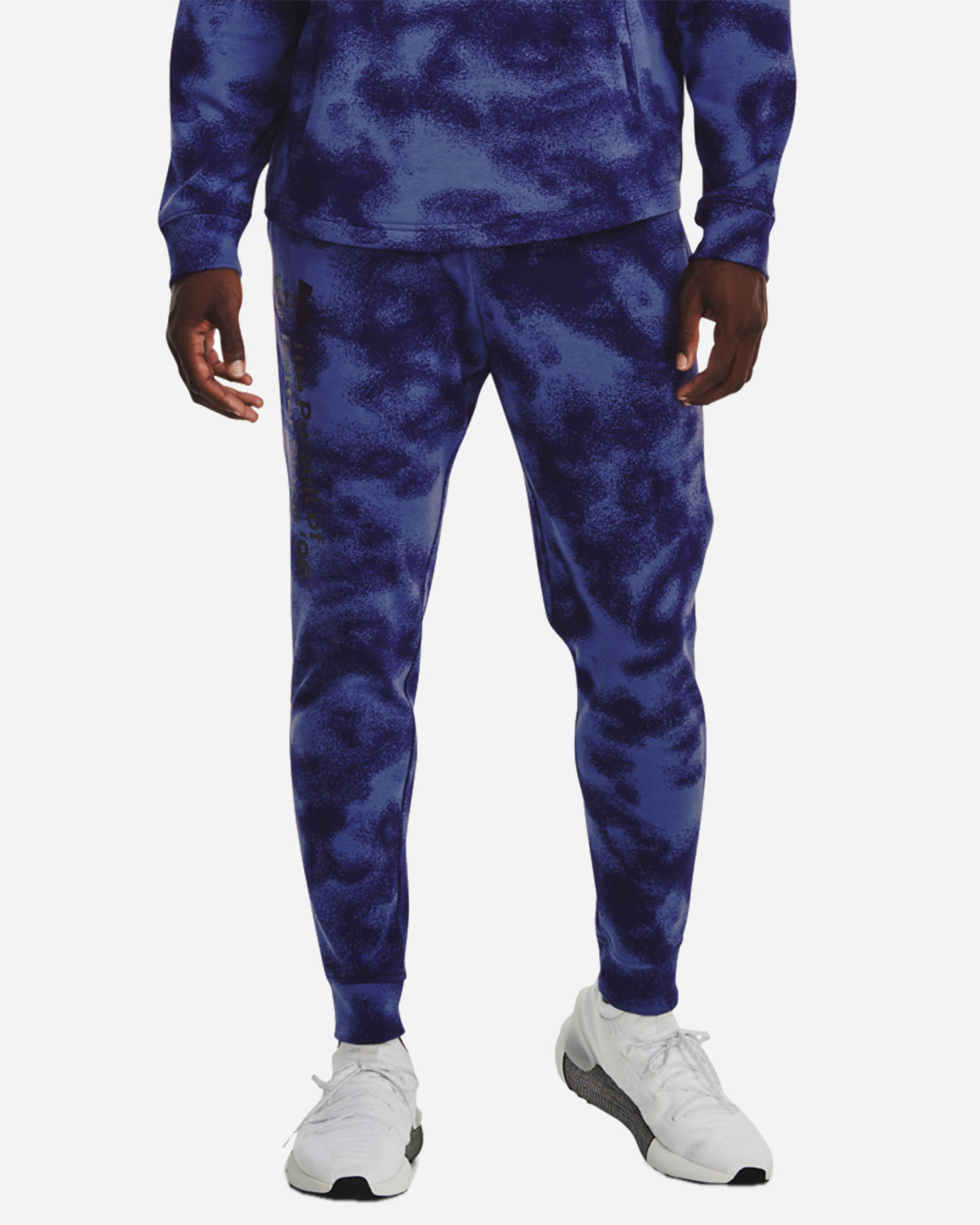 Pantalone UNDER ARMOUR RIVAL M - Blu - 2 | Cisalfa Sport