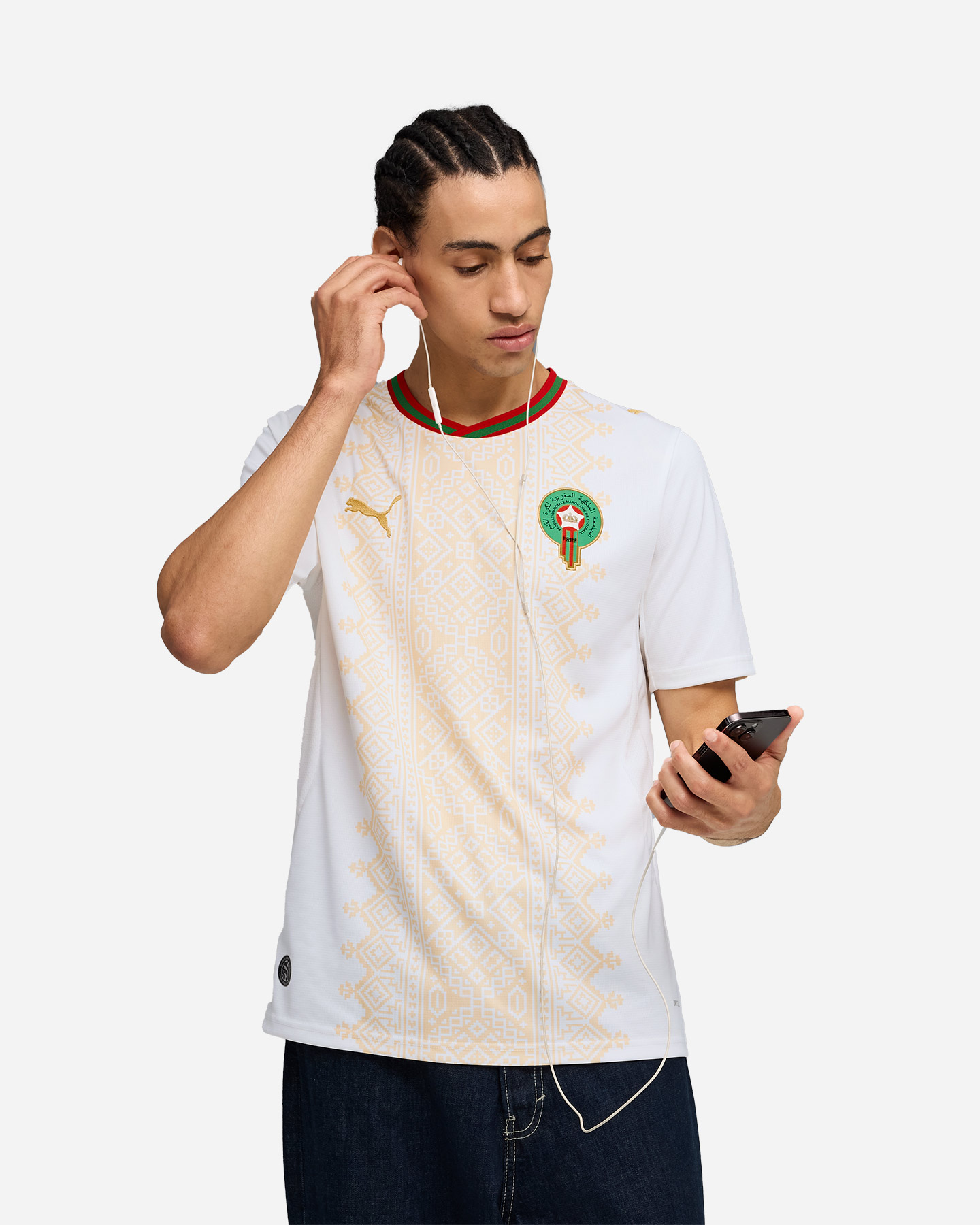 Maglia calcio ufficiale PUMA MAROCCO AWAY 26 M - Color mix - 3 | Cisalfa Sport