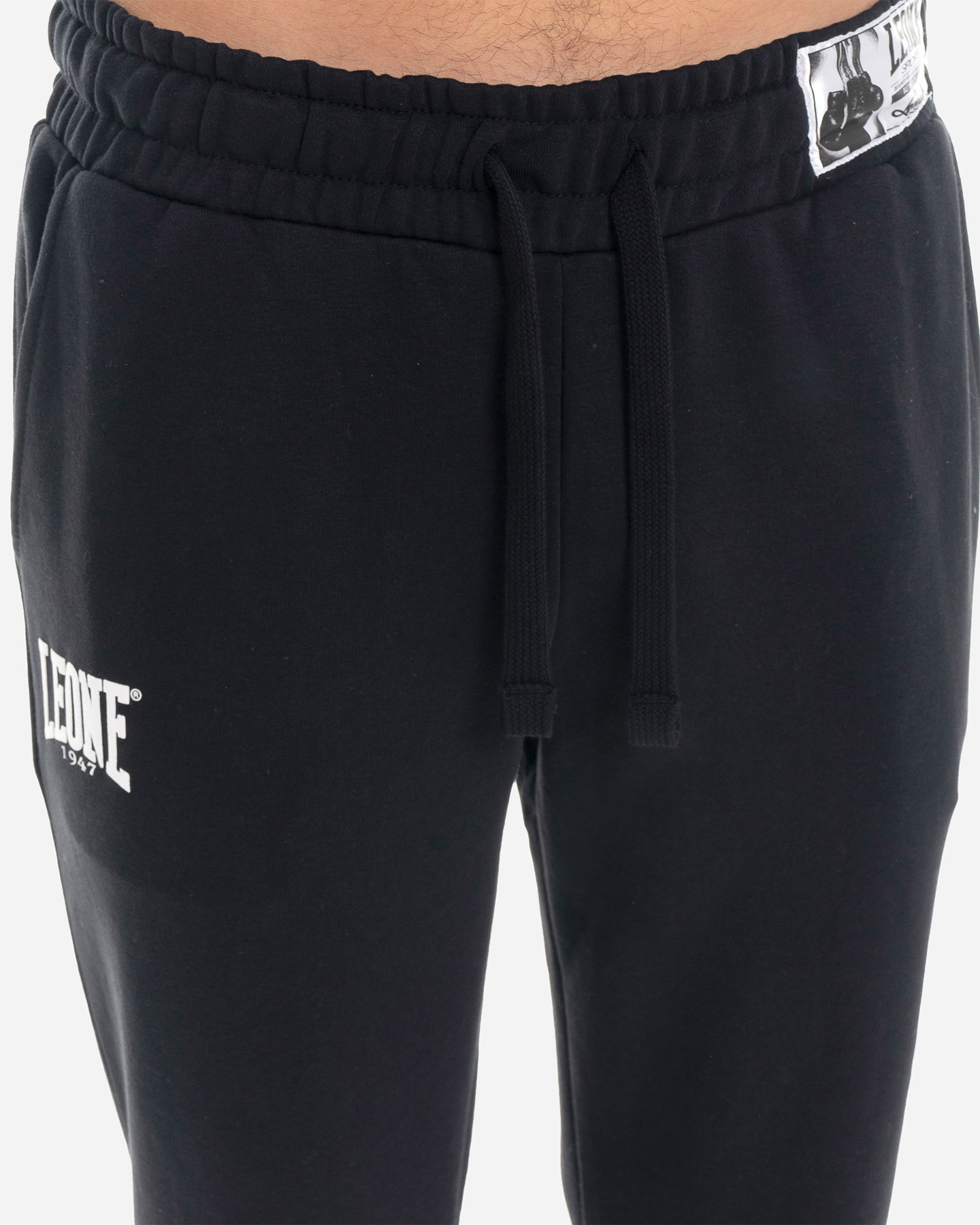 Pantalone LEONE SMALL LOGO M - Nero - 4 | Cisalfa Sport