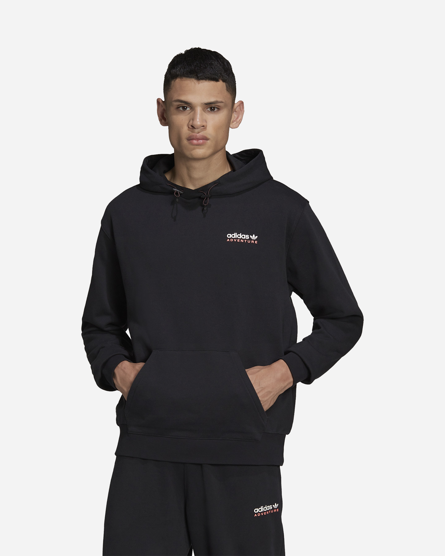Felpa ADIDAS ADVENTURE BIG LOGO M - Nero - 1 | Cisalfa Sport