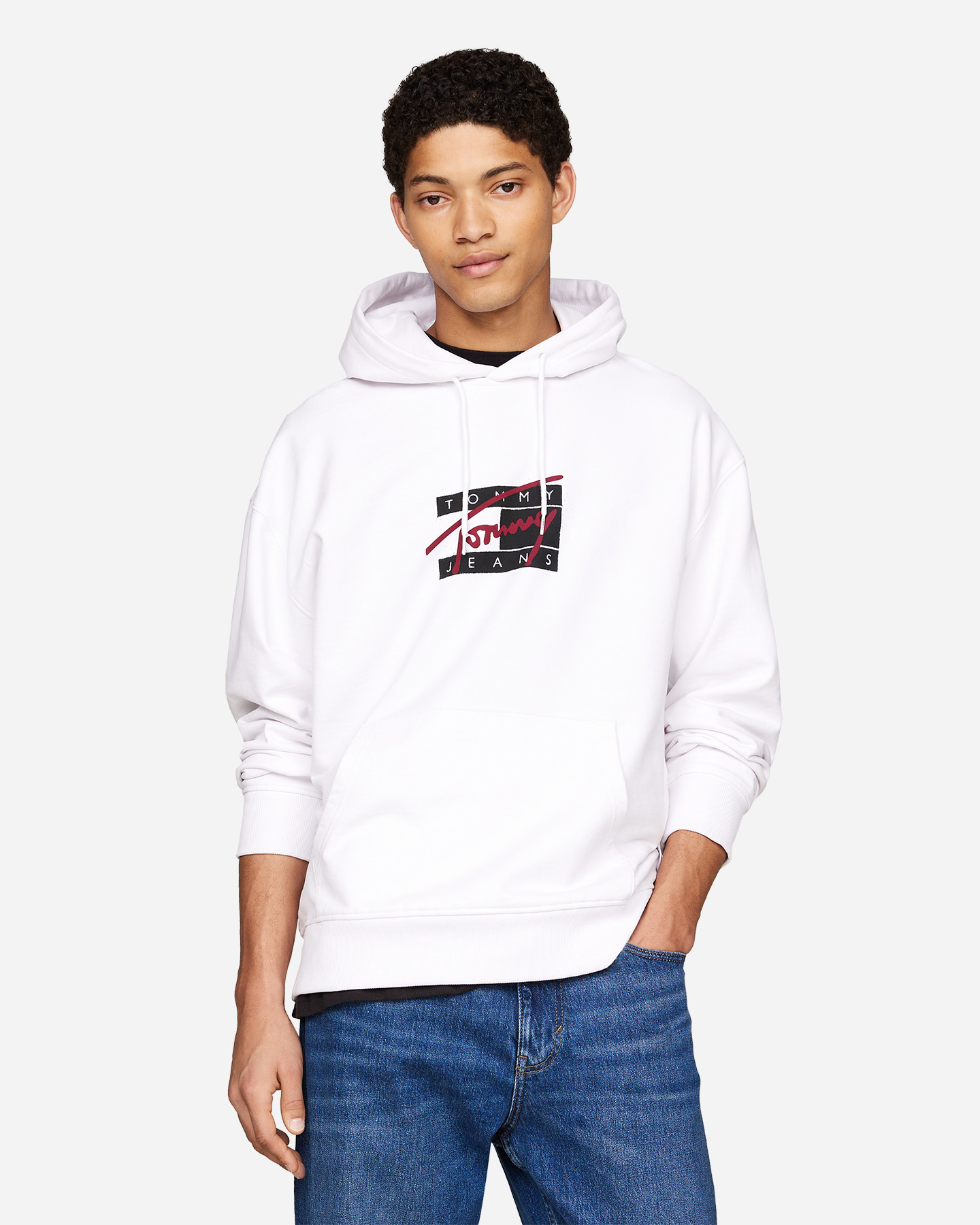 Felpa TOMMY HILFIGER LOGO GRAFFITI M - Bianco - 1 | Cisalfa Sport
