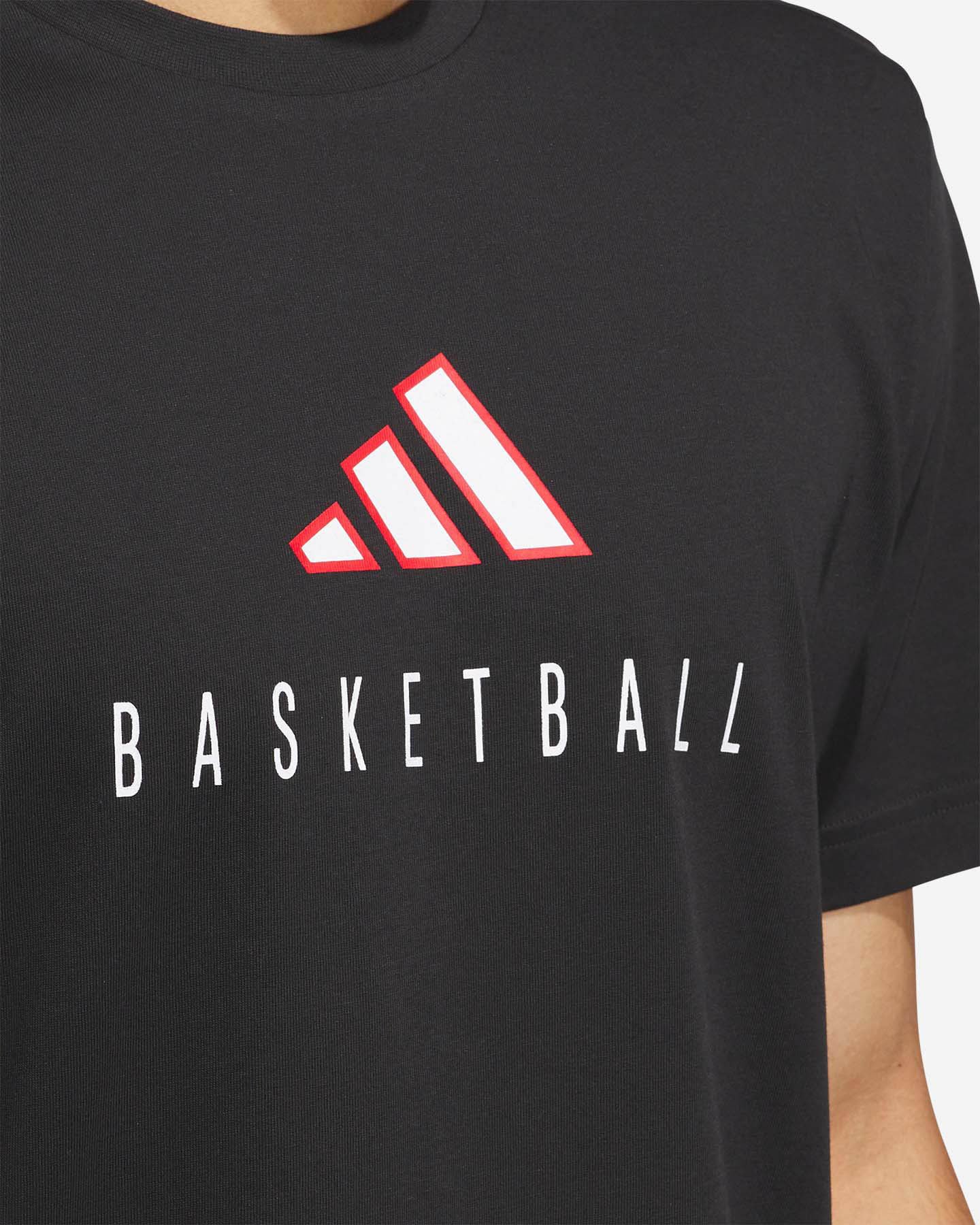 Maglia basket ADIDAS LOGO M - Nero - 4 | Cisalfa Sport