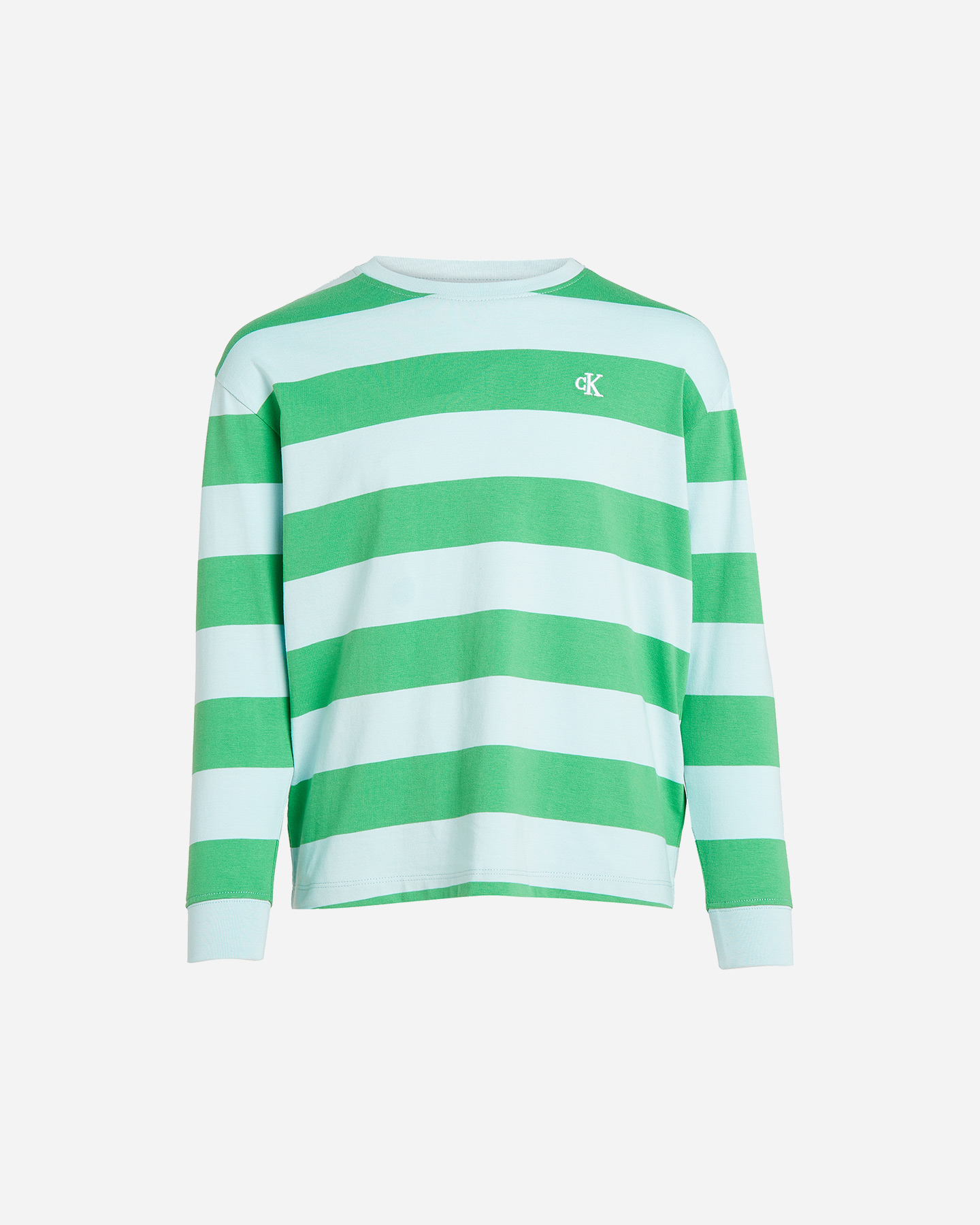 T-shirt CALVIN KLEIN JEANS STRIPED JR - Azzurro - 0 | Cisalfa Sport