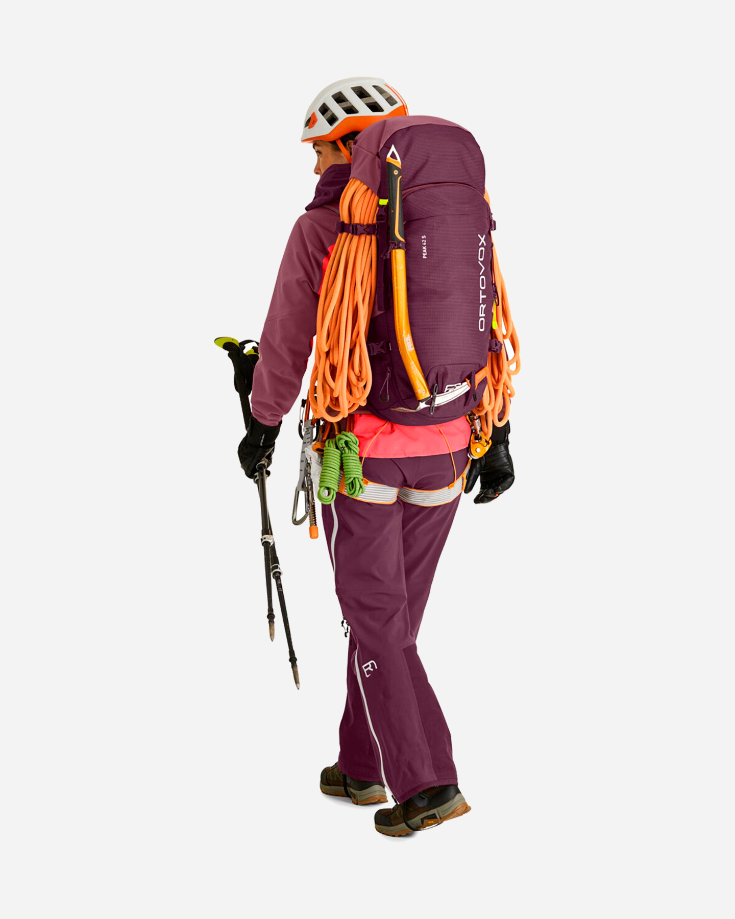 Zaino alpinismo ORTOVOX PEAK 42  - Viola - 4 | Cisalfa Sport