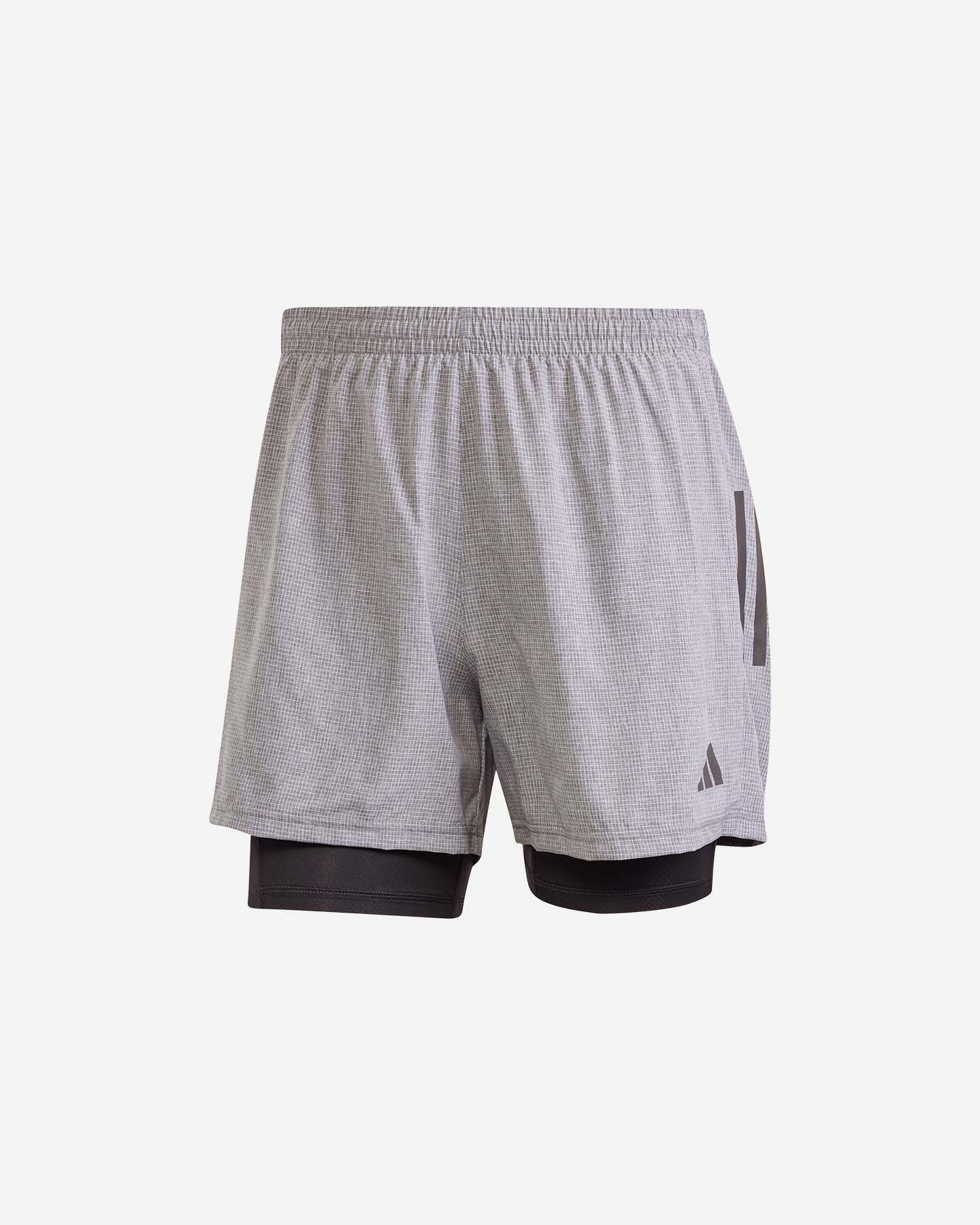 Short running ADIDAS OTR B 2IN1 M - Grigio - 0 | Cisalfa Sport