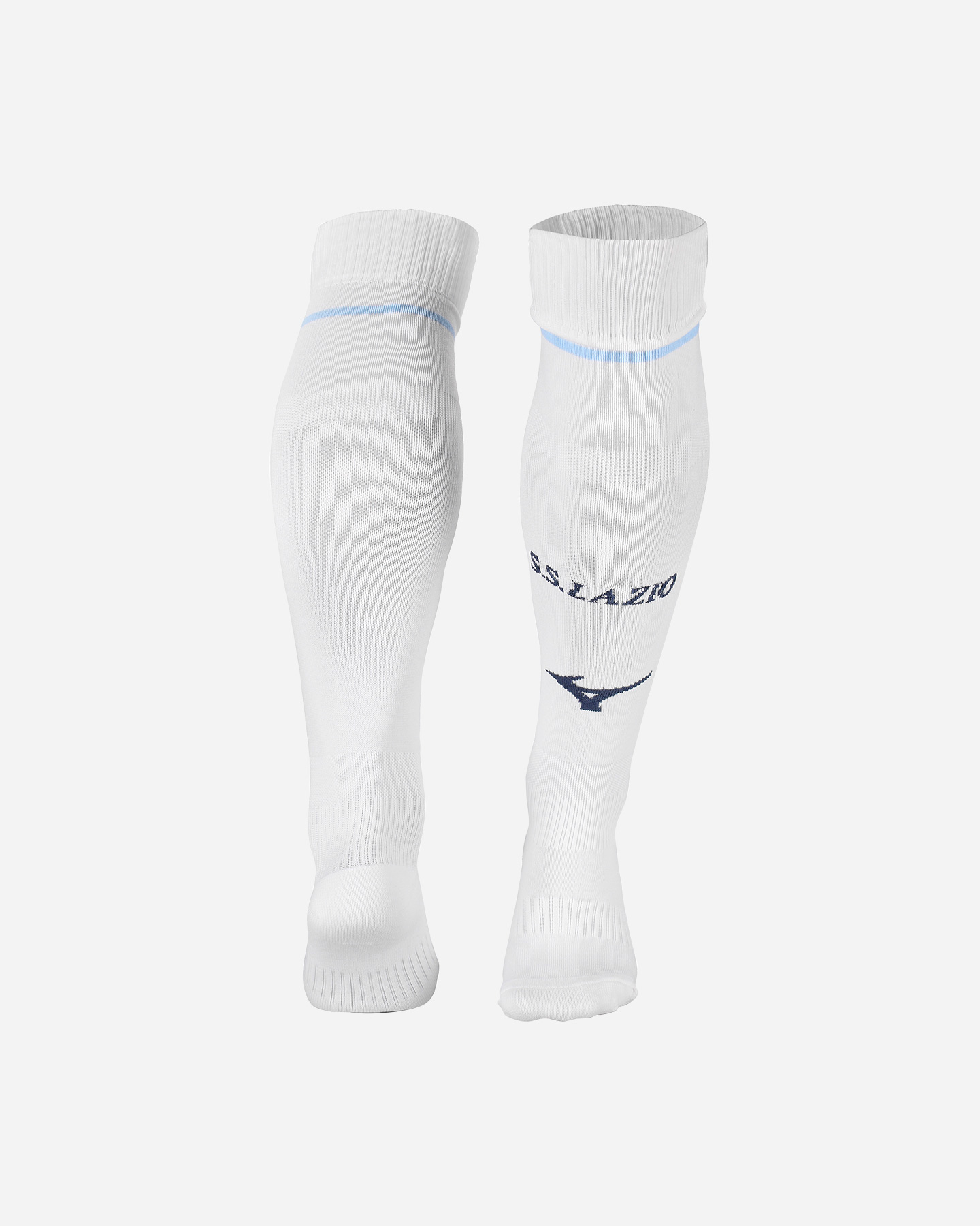 Calzettoni calcio ufficiali MIZUNO LAZIO HOME 24-25 M - Bianco - 2 | Cisalfa Sport
