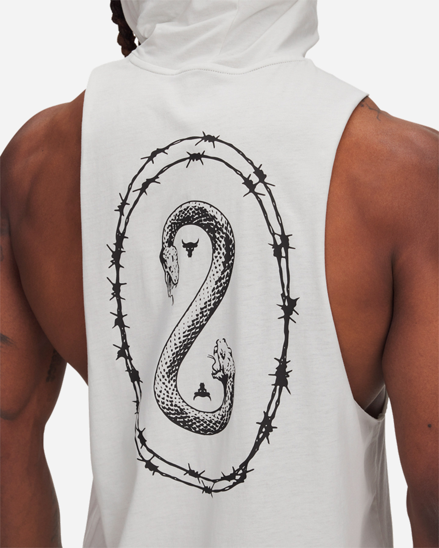 Felpa UNDER ARMOUR THE ROCK SNAK BACK M - Bianco - 2 | Cisalfa Sport