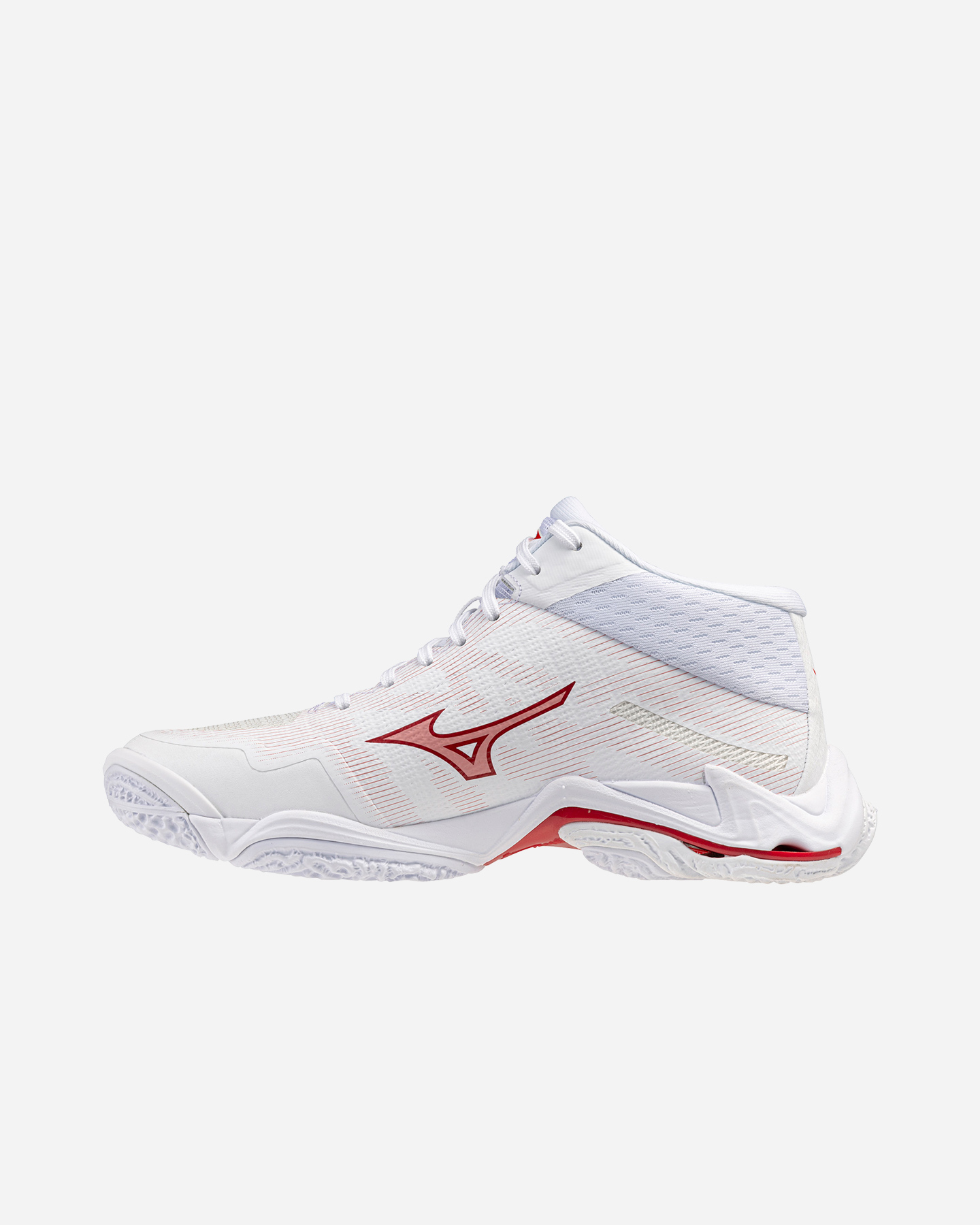 Scarpe volley MIZUNO WAVE LIGHTNING ELITE MID W - Bianco - 4 | Cisalfa Sport