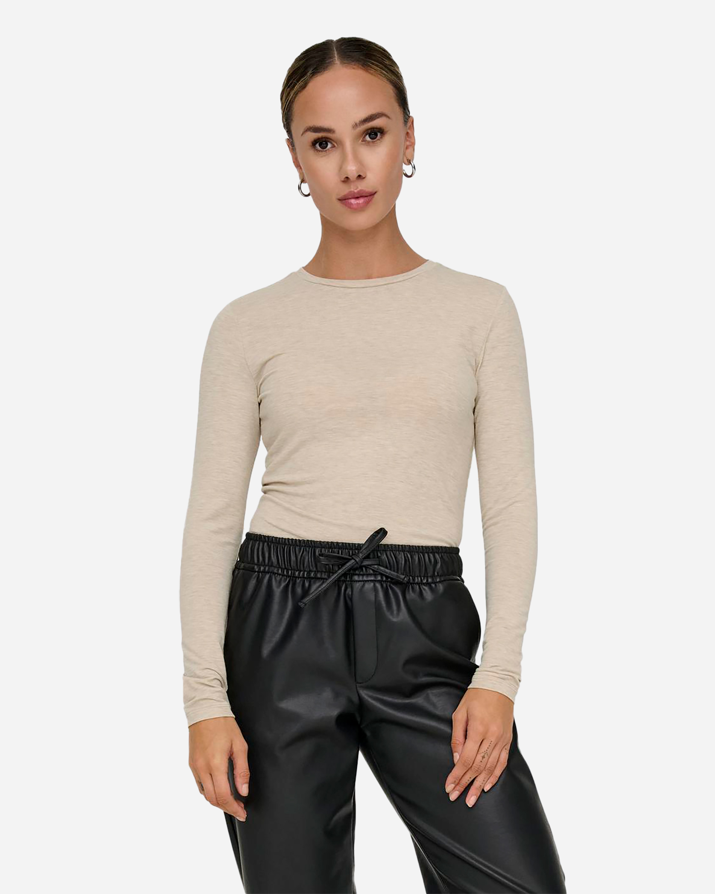 T-shirt ONLY SIA W - Beige - 2 | Cisalfa Sport