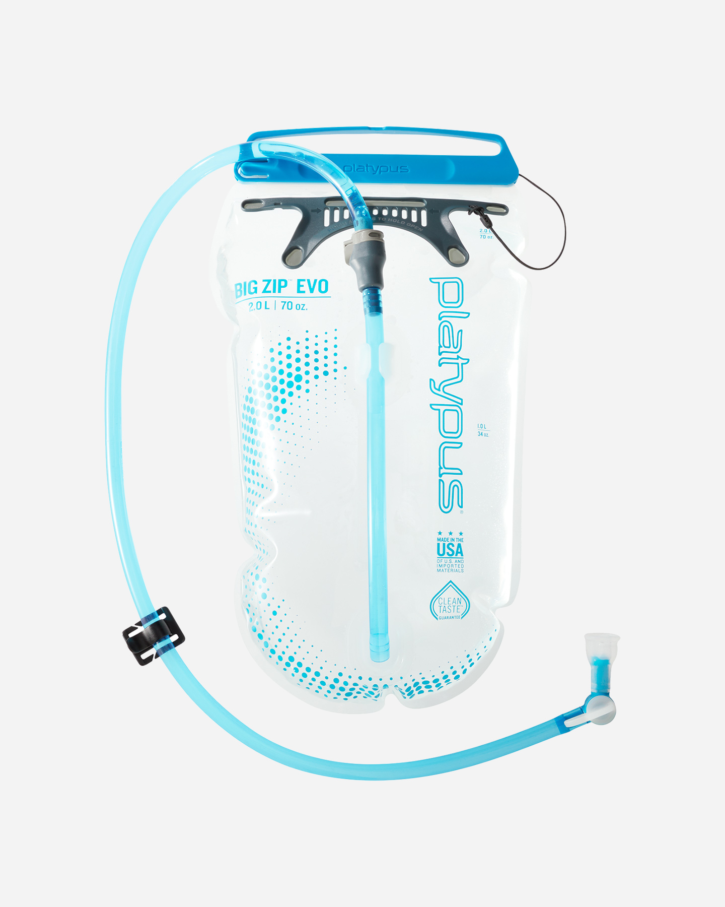 Accessorio camping PLATYPUS BIG ZIP EVO 2LT - Azzurro - 0 | Cisalfa Sport