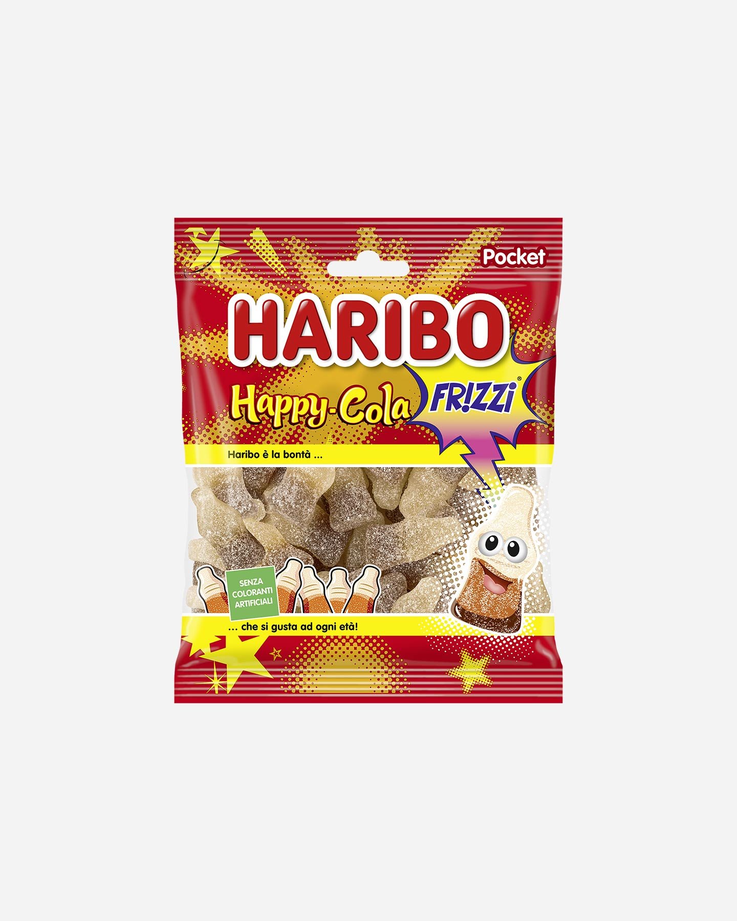 Caramelle HARIBO HAPPY COLA FRIZZI 80 G  - Color mix - 0 | Cisalfa Sport