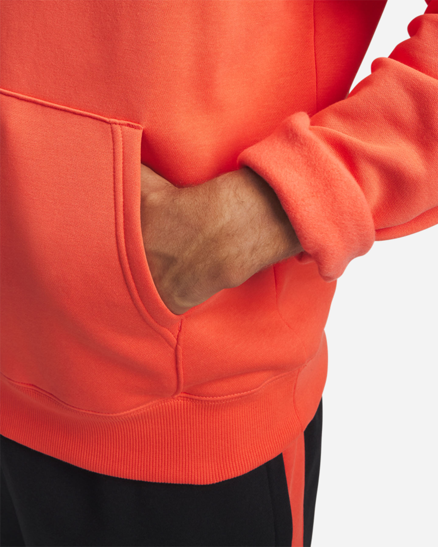 Felpa UNDER ARMOUR RIVAL FLEECE M - Rosso - 2 | Cisalfa Sport