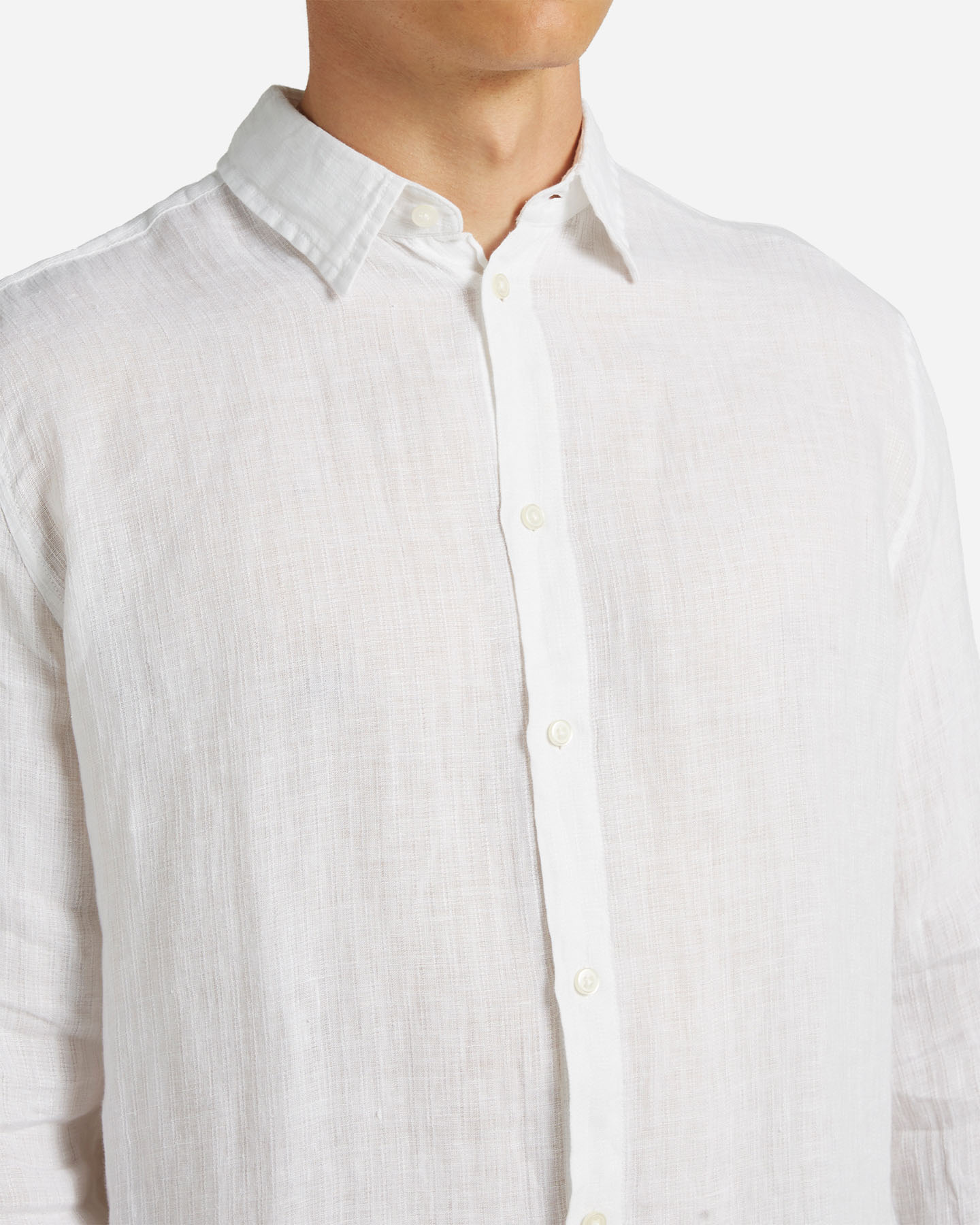 Camicia DACK'S LINEN COLLECTION M - Bianco - 4 | Cisalfa Sport