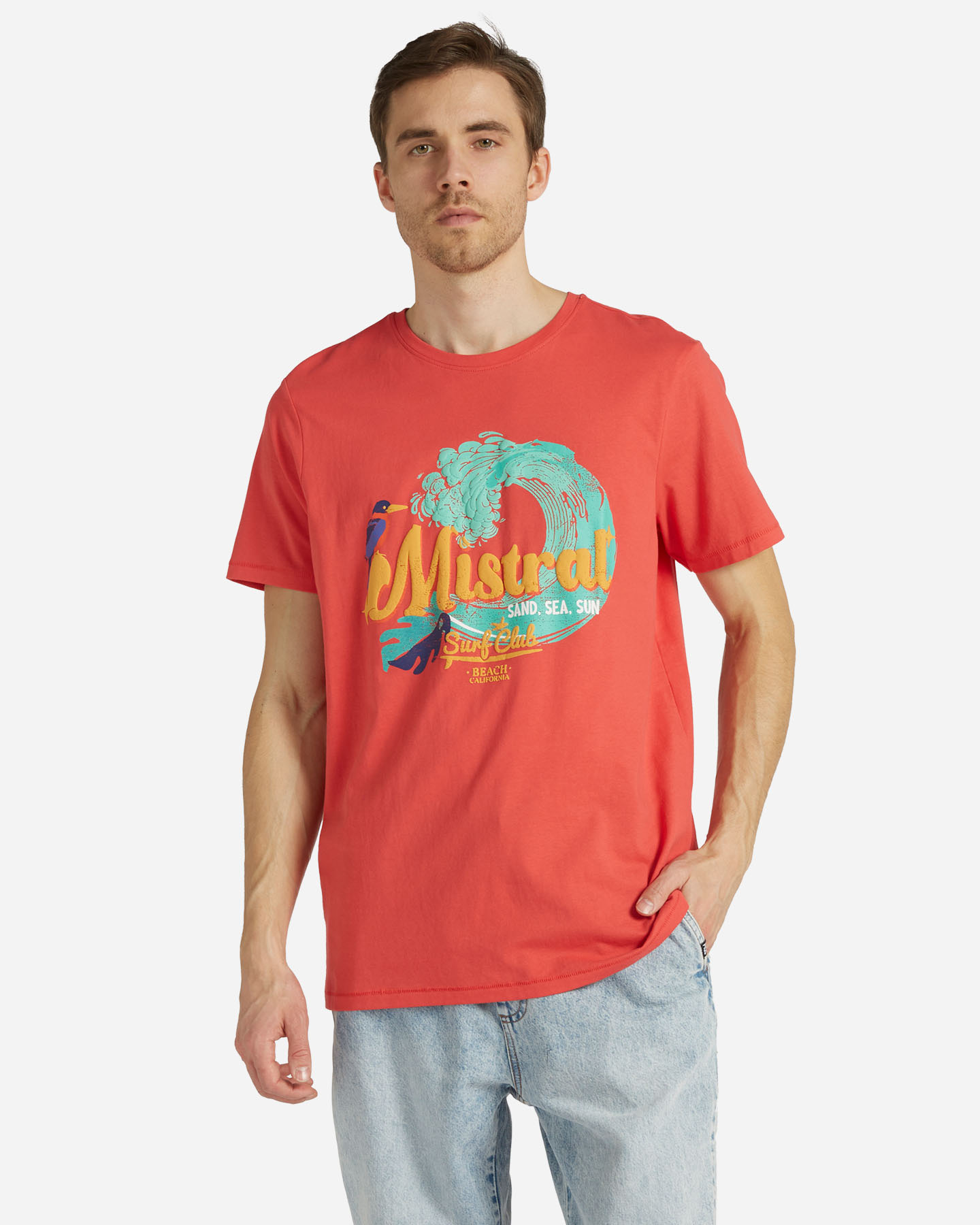 T-shirt MISTRAL SAND SEA SUN M - Rosso - 0 | Cisalfa Sport