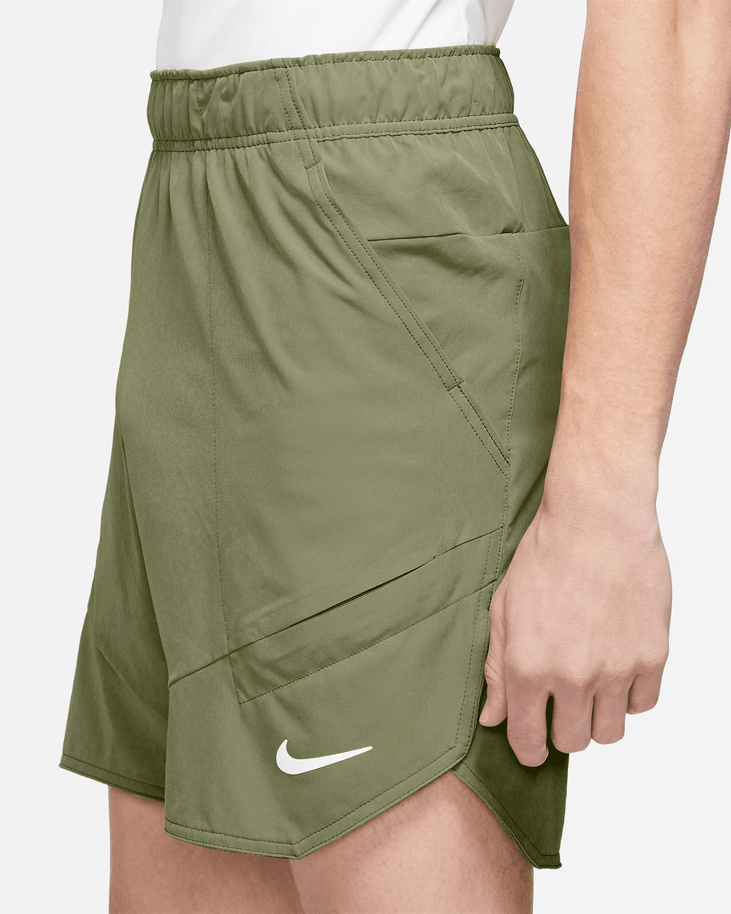 Pantaloncini tennis NIKE DRI-FIT 7" ADVANTAGE M - Verde - 2 | Cisalfa Sport