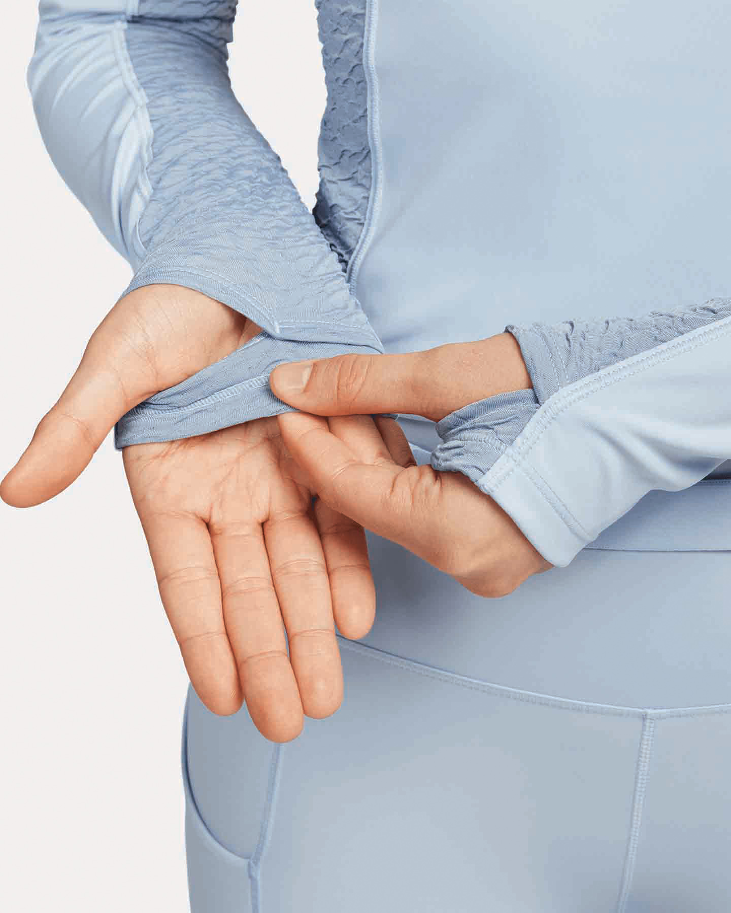 Maglia running NIKE TRAIL W - Blu - 4 | Cisalfa Sport