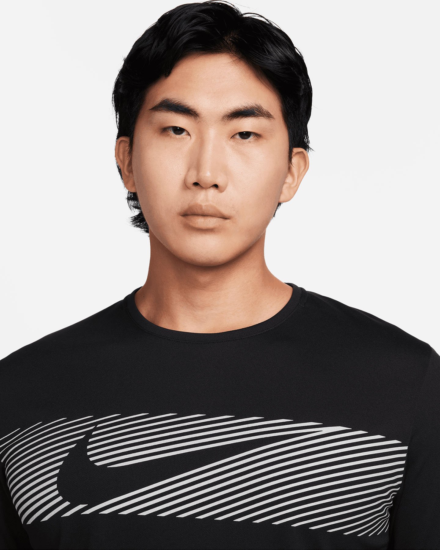 Maglia running NIKE MILER M - Nero - 3 | Cisalfa Sport