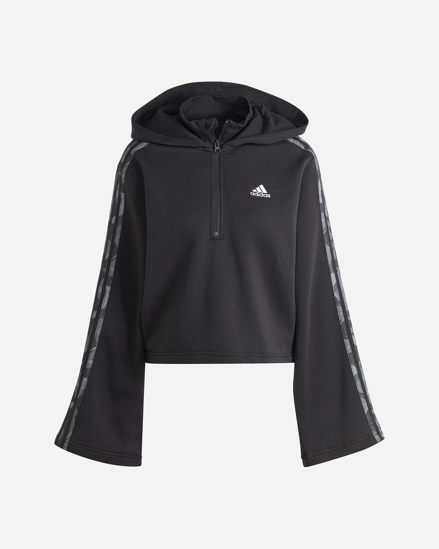 Felpa ADIDAS 3 STRIPES W - Nero - 0 | Cisalfa Sport