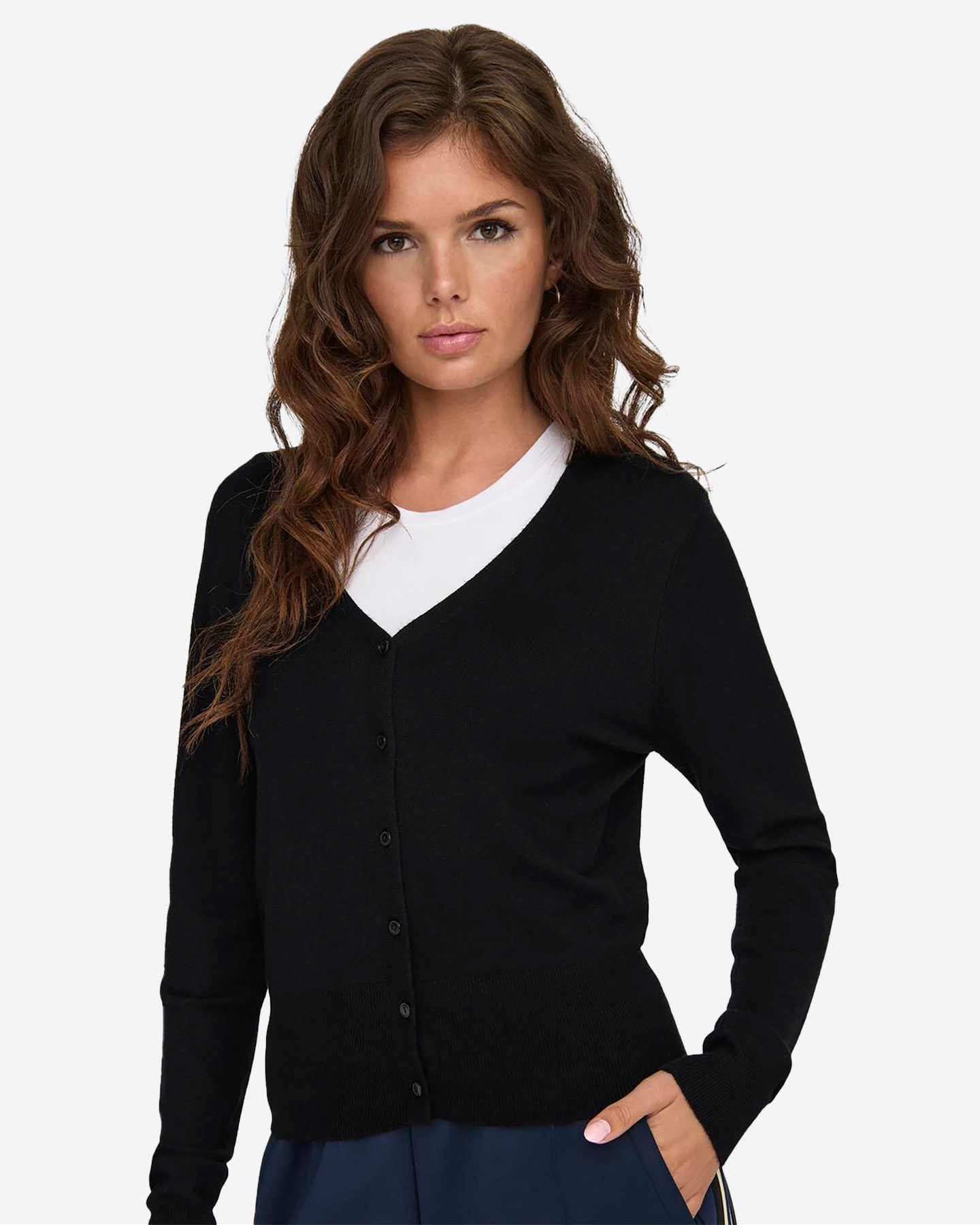 Cardigan ONLY VENICE BASIC W - Nero - 5 | Cisalfa Sport