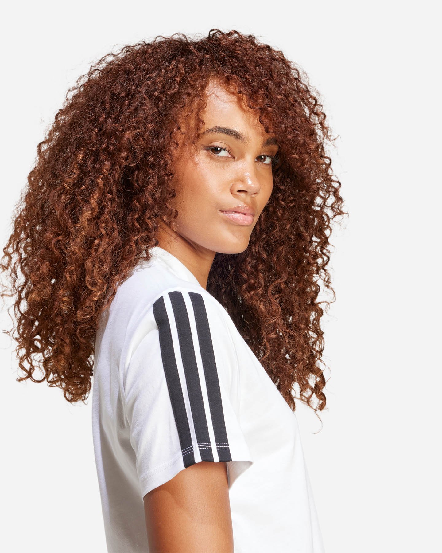 T-shirt ADIDAS 3STRIPES W - Bianco - 5 | Cisalfa Sport