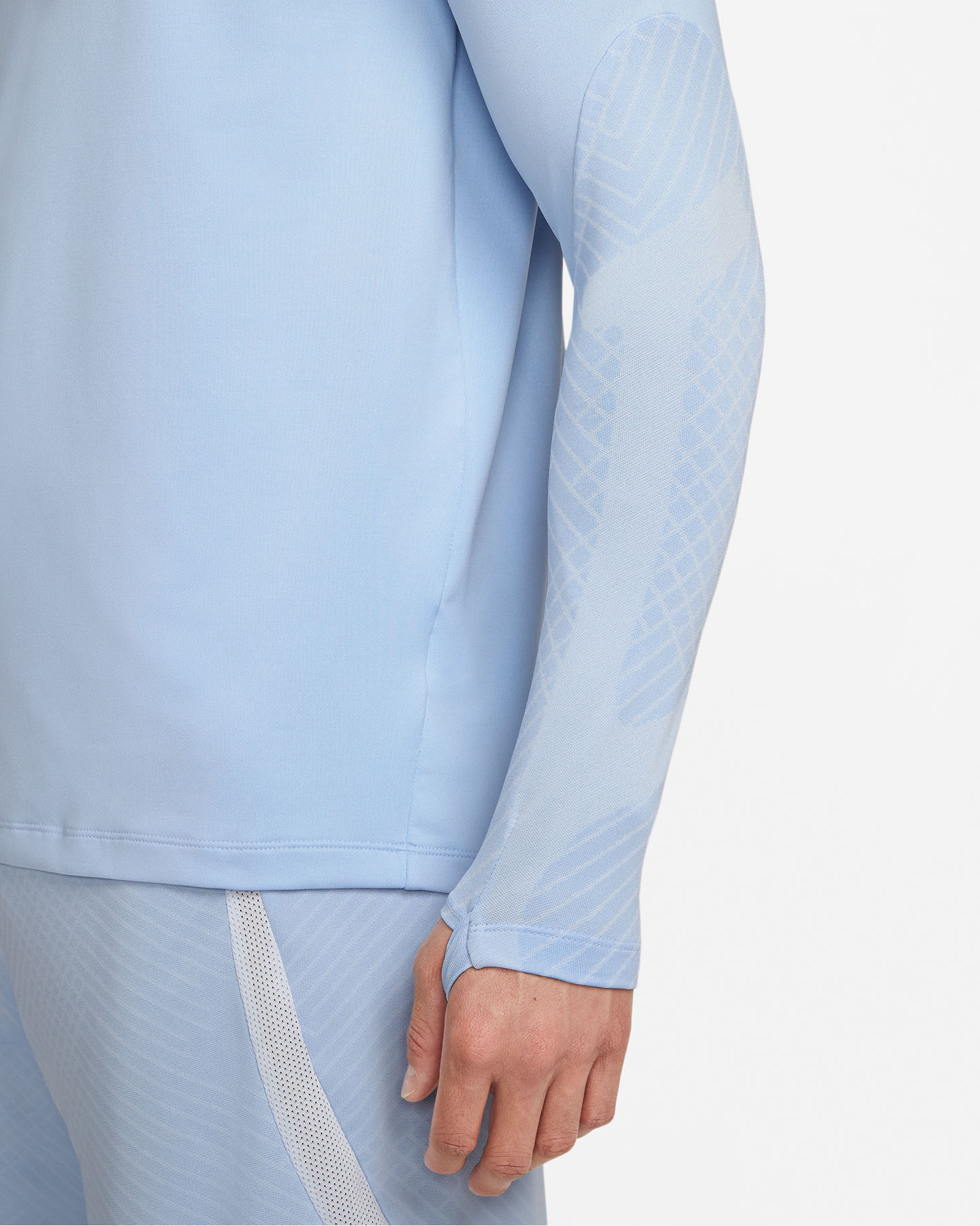 Maglia calcio NIKE DRI FIT STRIKE DRIL KPZ M - Azzurro - 3 | Cisalfa Sport