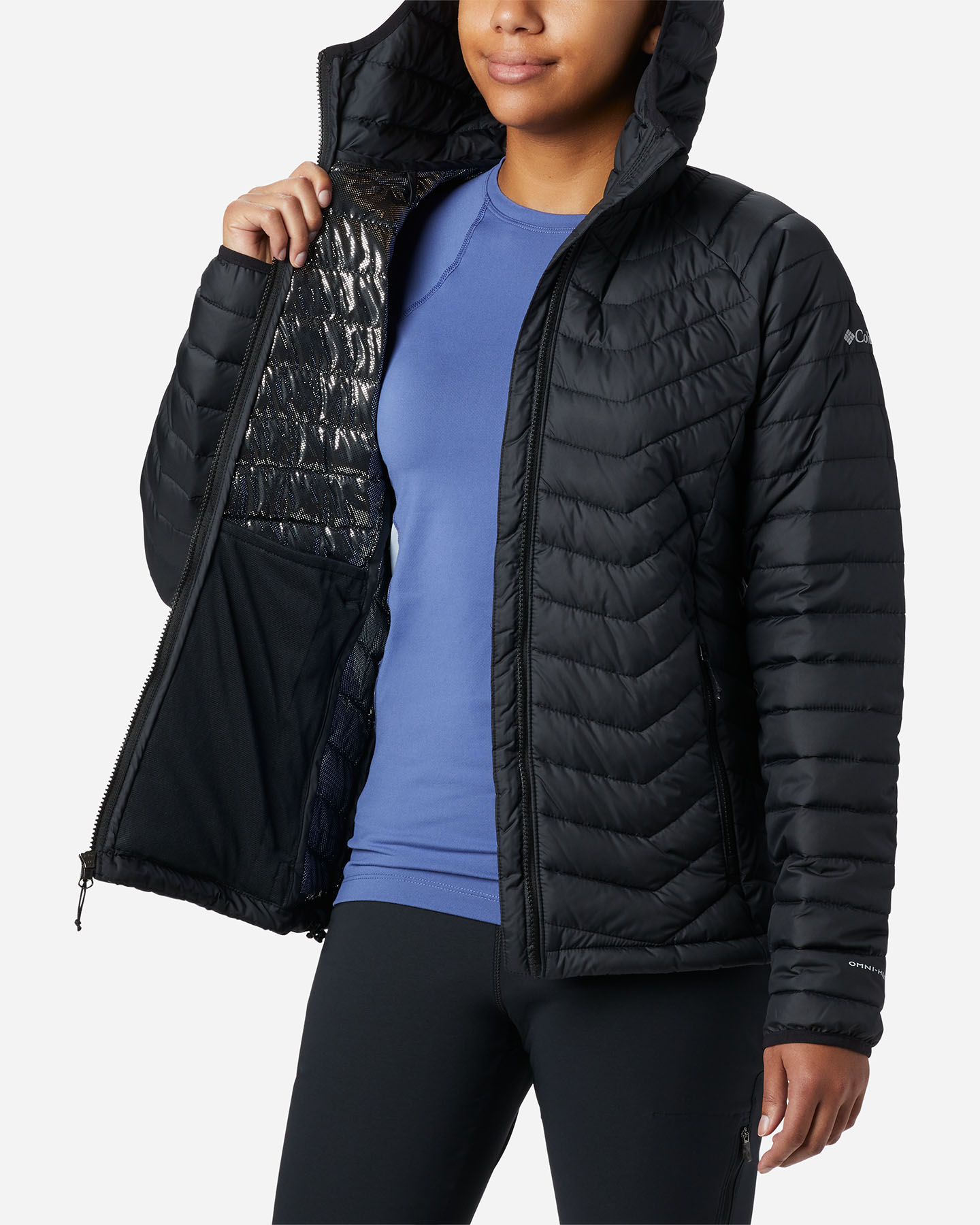 Giacca outdoor COLUMBIA POWDER LITE W - Nero - 2 | Cisalfa Sport