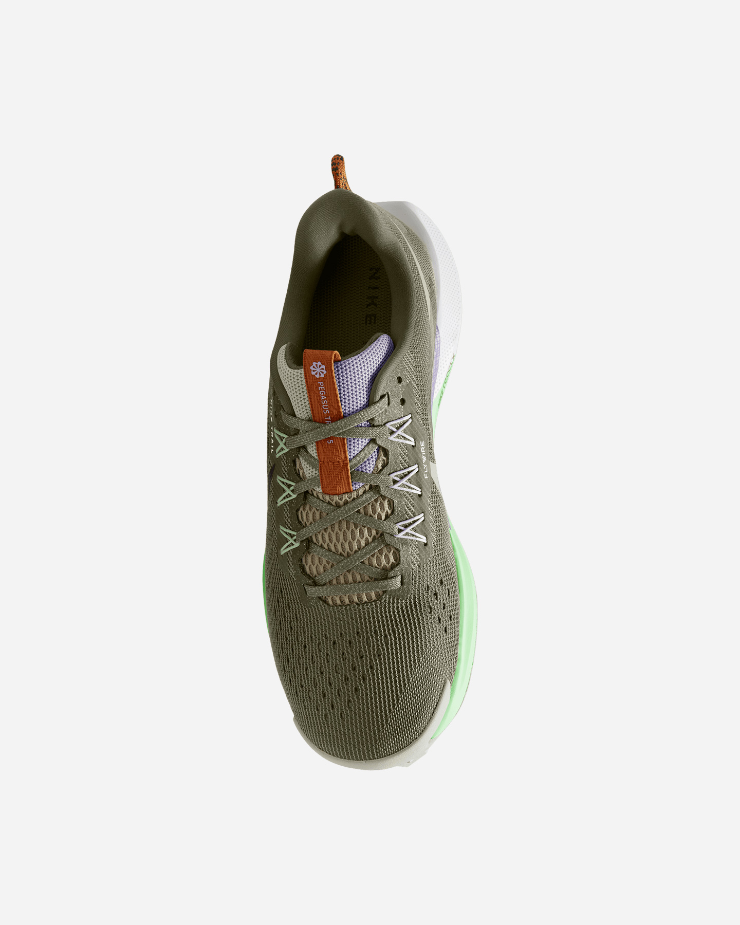 Scarpe trail NIKE REACT PEGASUS TRAIL 5 M - Verde - 2 | Cisalfa Sport