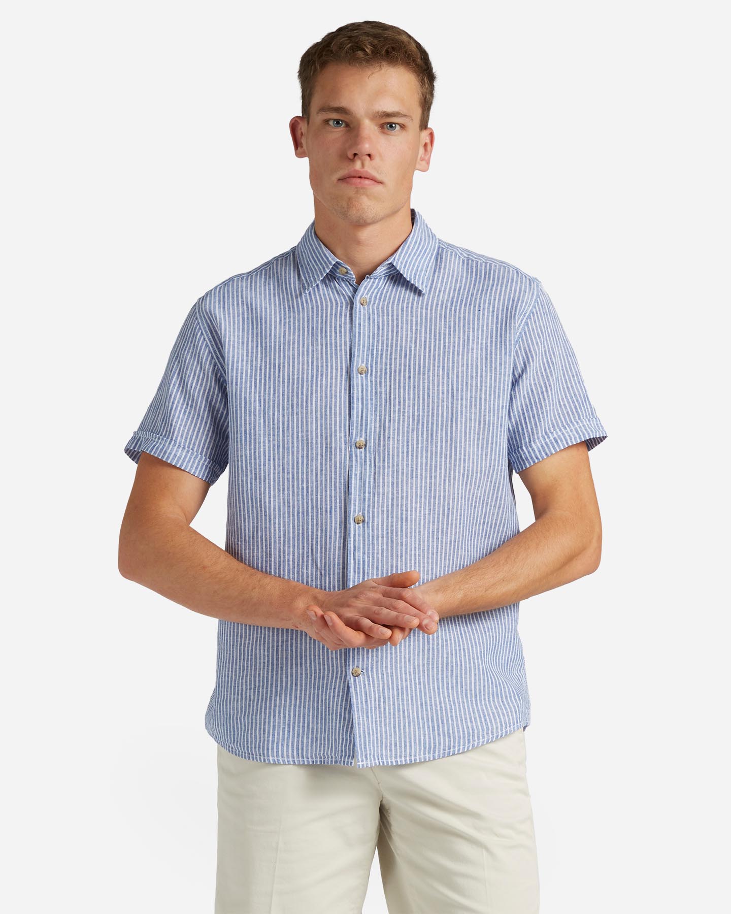 Camicia DACK'S LINEN COLLECTION M - Azzurro - 0 | Cisalfa Sport