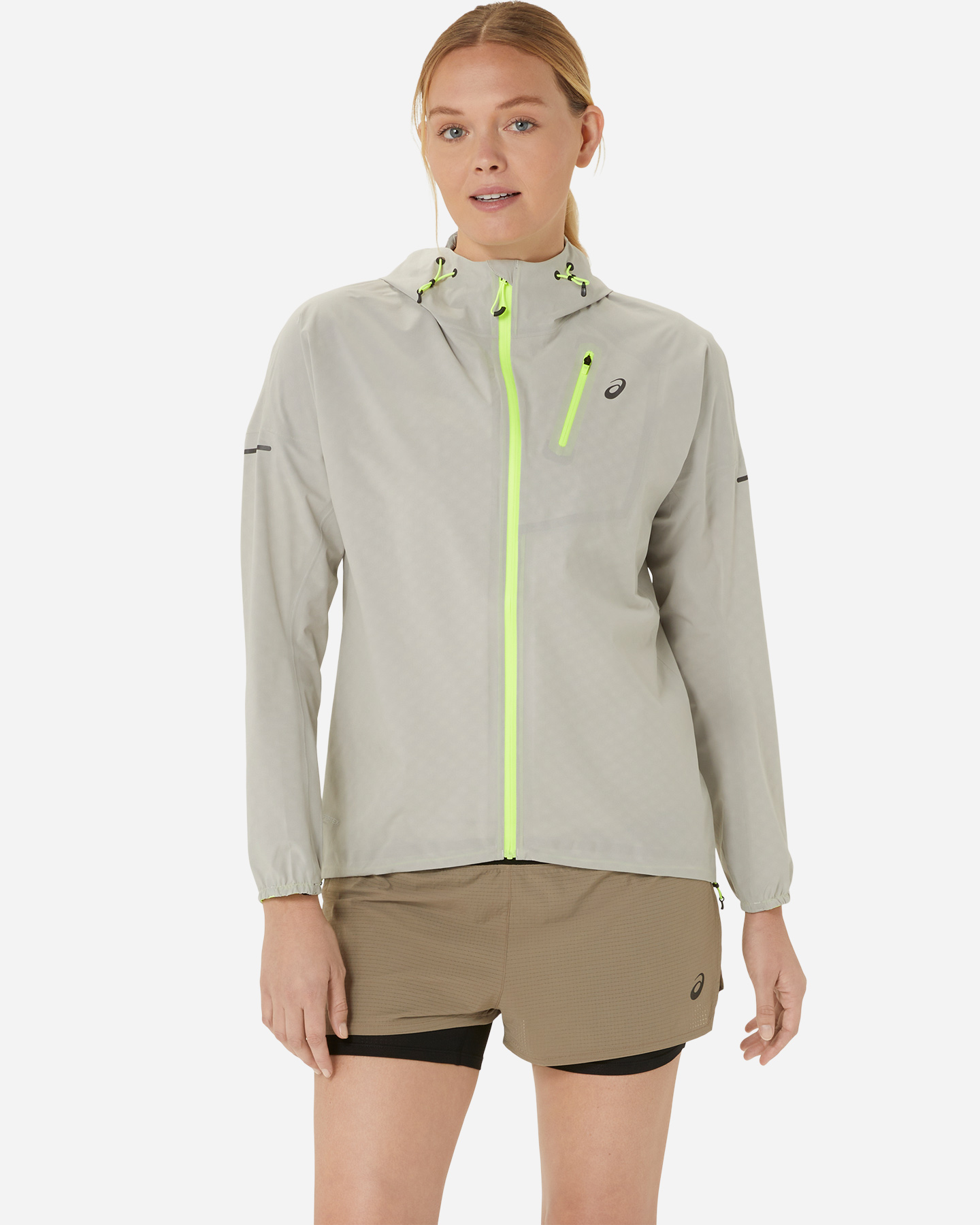 Giacca running ASICS FUJITRAIL WATERPROOF W - Grigio - 0 | Cisalfa Sport