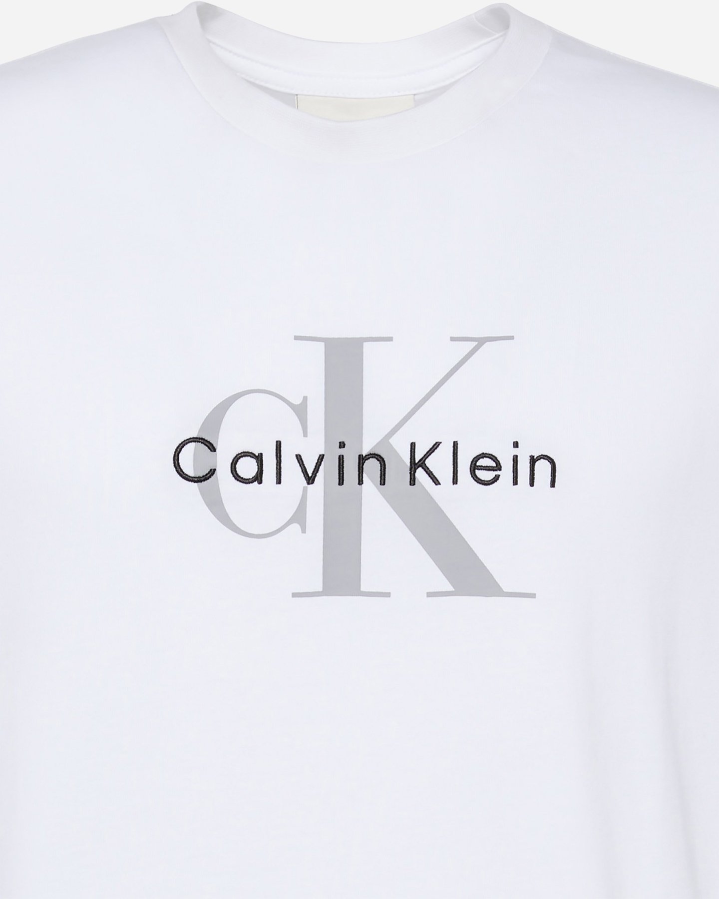 T-shirt CALVIN KLEIN JEANS MONOLOGO M - Bianco - 5 | Cisalfa Sport