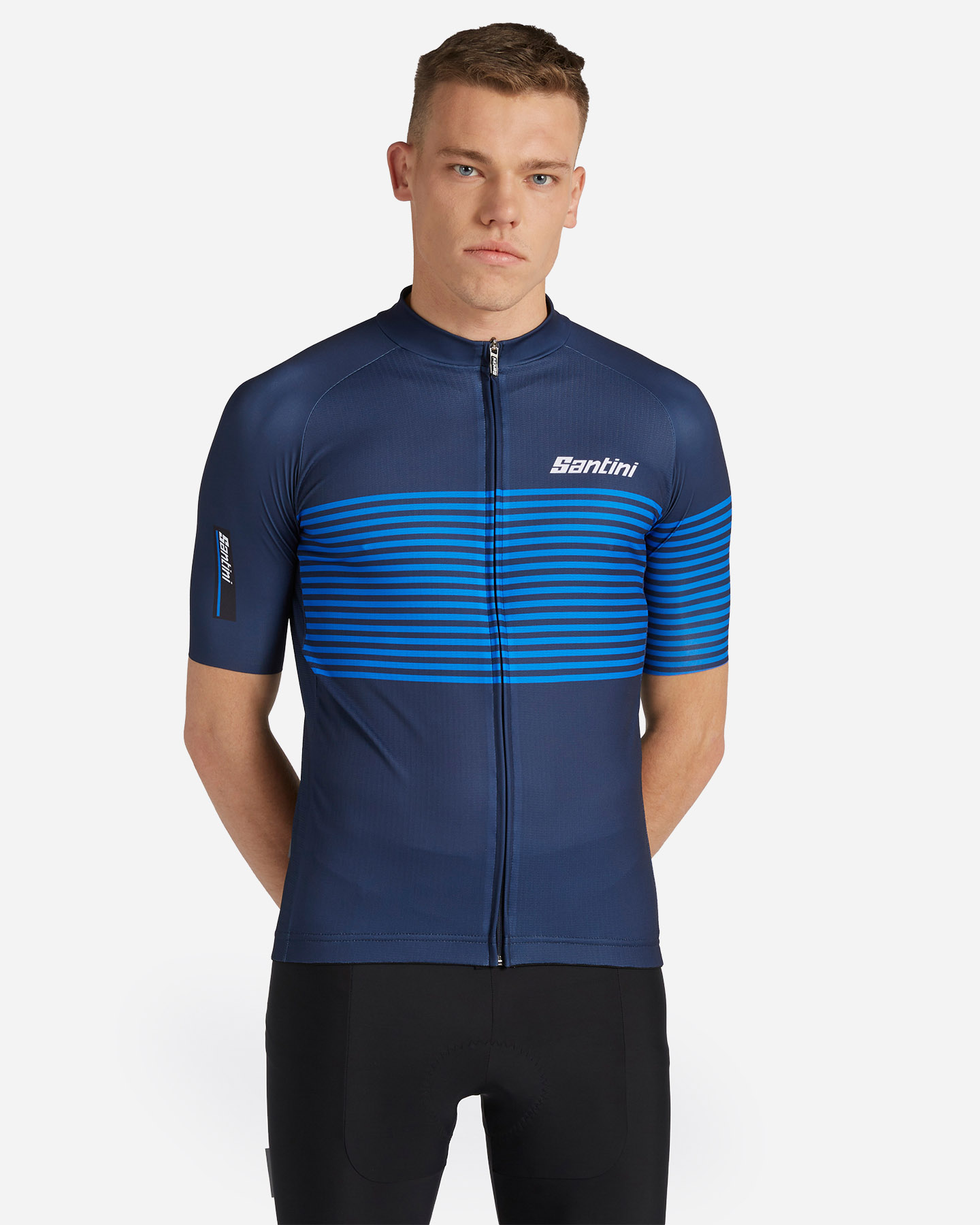 Maglia ciclismo SANTINI RACING KARMAEVO M - Blu - 0 | Cisalfa Sport