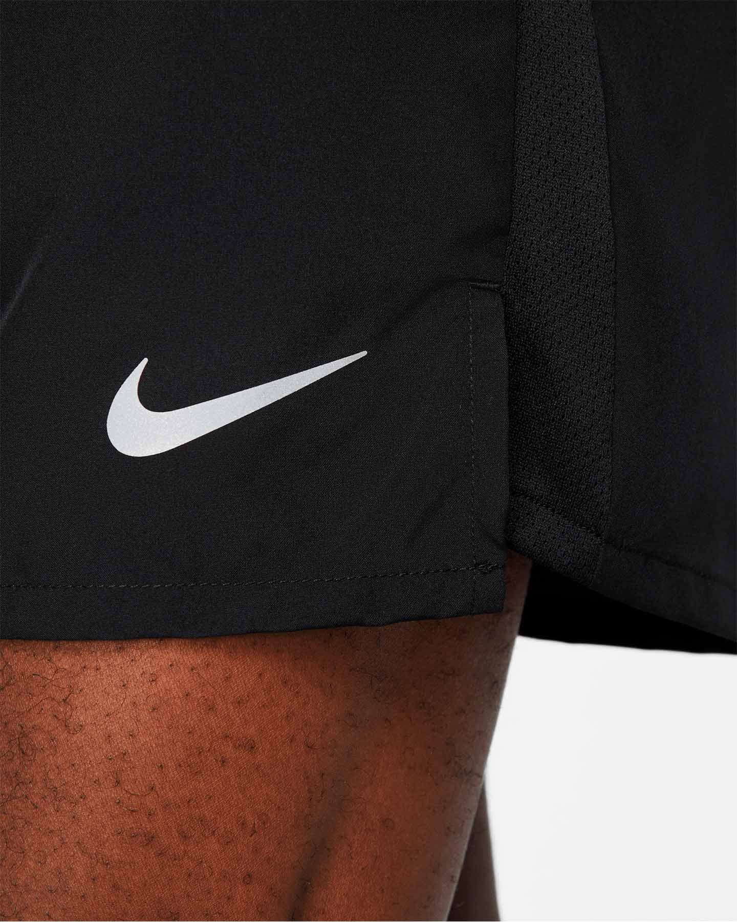 Short running NIKE DRI FIT CHALLENGER 5IN M - Nero - 3 | Cisalfa Sport