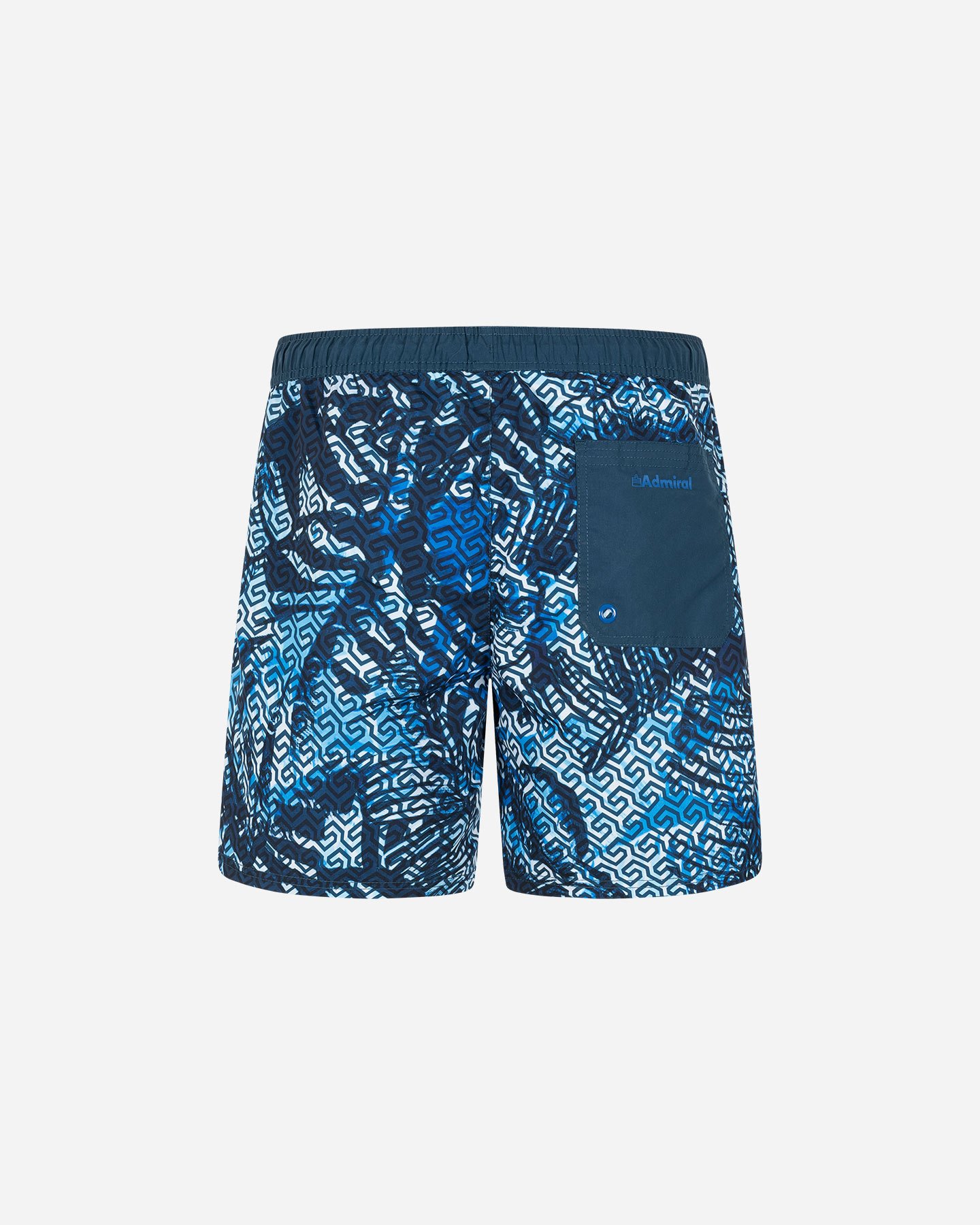 Boxer mare ADMIRAL GEOMETRIC M - Blu - 5 | Cisalfa Sport