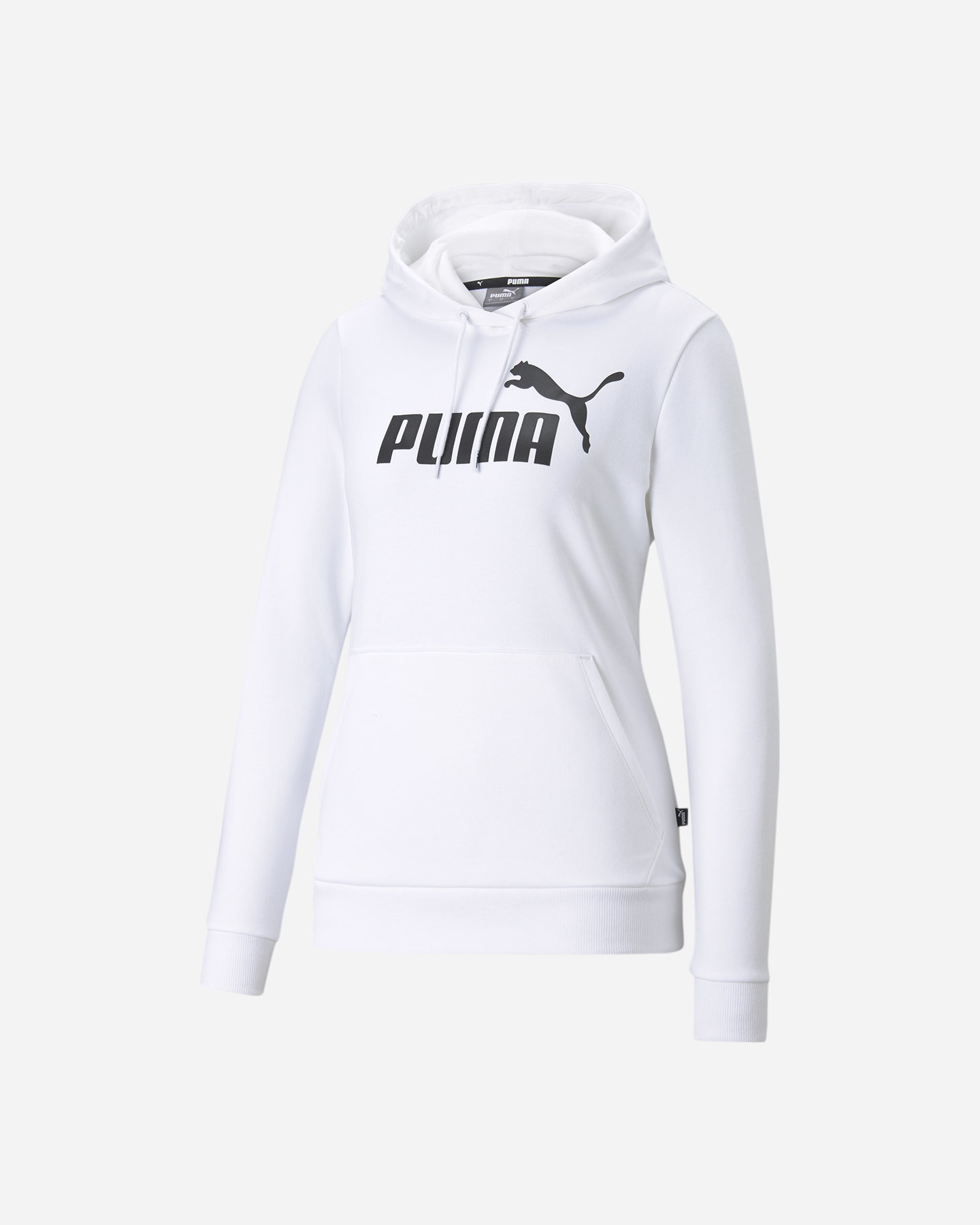 Felpa PUMA ESSENTIAL LOGO W - Bianco - 0 | Cisalfa Sport