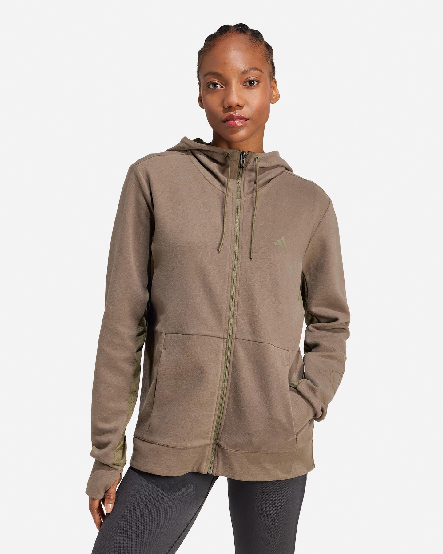 Felpa training ADIDAS CLASSIC W - Verde - 1 | Cisalfa Sport