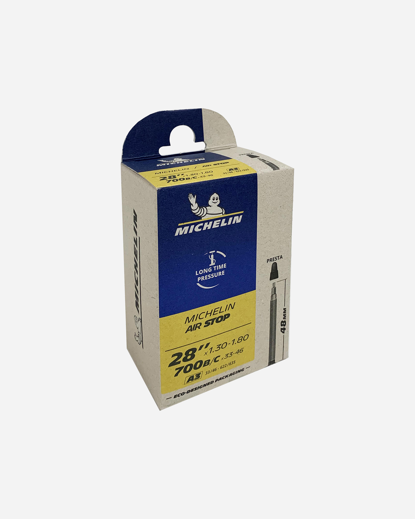 Inner tube BONIN CAMERA M 28-A3 PR 48MM 700x33/46 33/46-622/6  - Nero - 0 | Cisalfa Sport