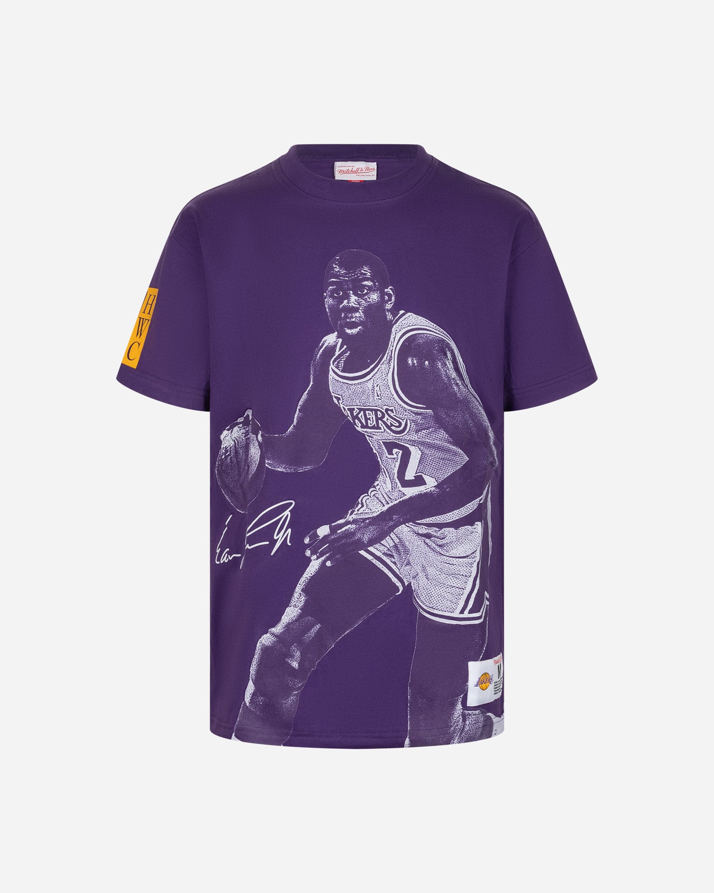 T shirt nba MITCHELL&NESS ULTIMATE PLAYER LAKERS MAGIC M - Viola - 0 | Cisalfa Sport