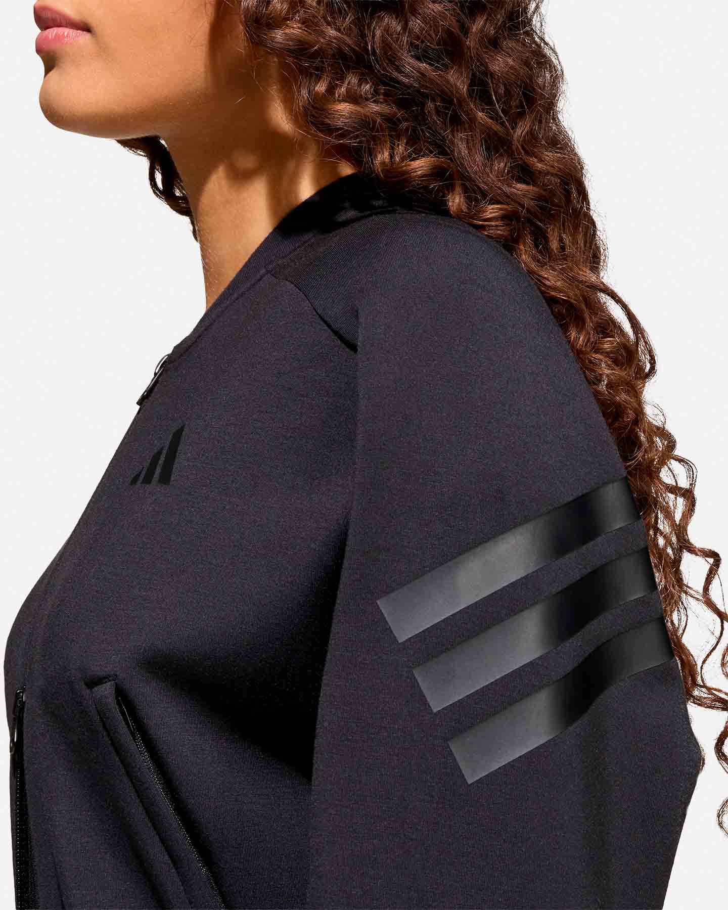 Felpa ADIDAS FUTURE ICONS 3STRIPES JR - Nero - 5 | Cisalfa Sport