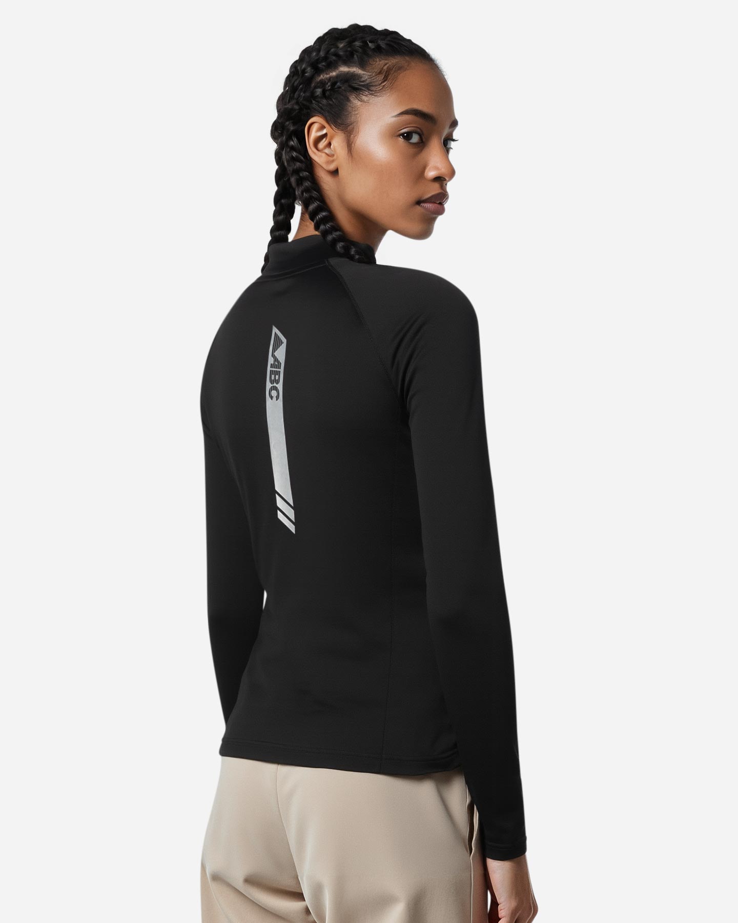 Maglia running ABC EESENTIAL W - Nero - 4 | Cisalfa Sport