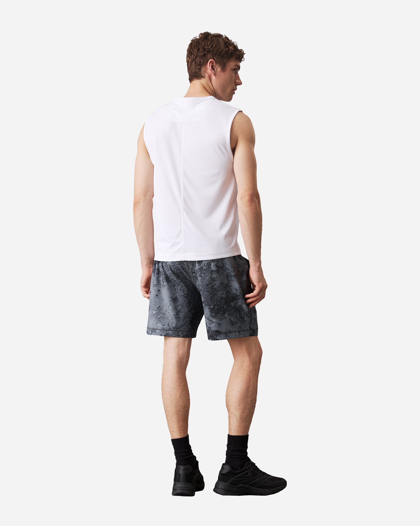 Pantaloncini CALVIN KLEIN SPORT ELASTIC LOGO M - Grigio - 2 | Cisalfa Sport