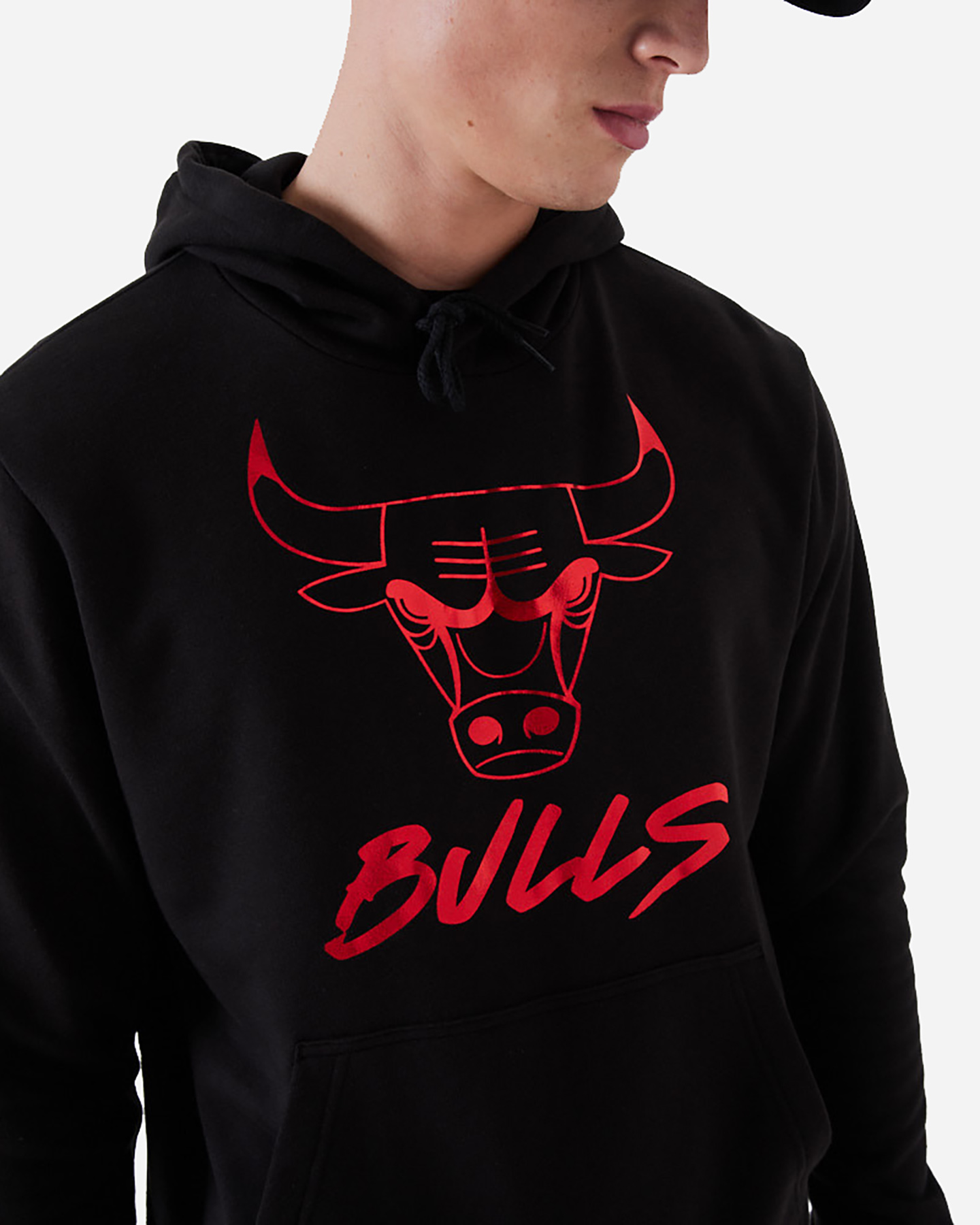Felpa NEW ERA METALLIC CHICAGO BULLS M - Nero - 1 | Cisalfa Sport
