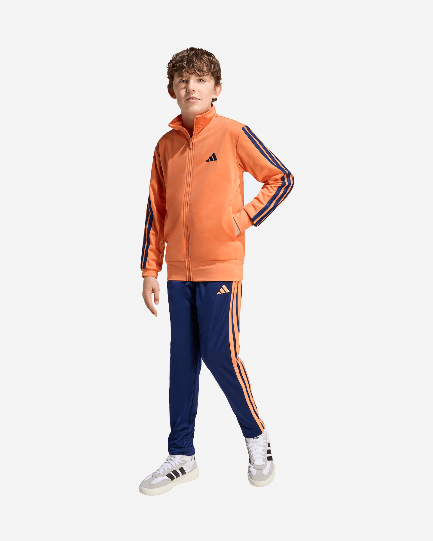 Tuta ADIDAS ESSENTIALS JR - Arancione - 3 | Cisalfa Sport