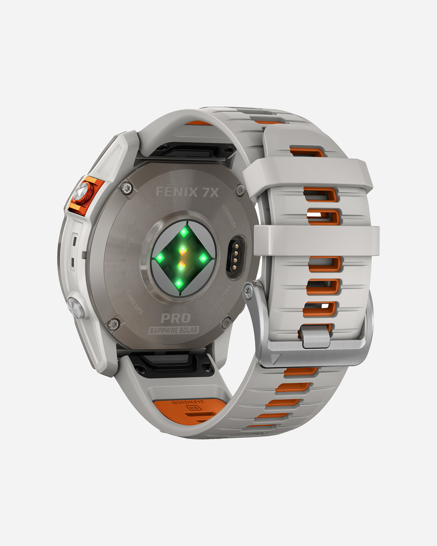 Orologio multifunzione GARMIN FENIX 7X PRO SAPH SOLAR  - Arancione - 4 | Cisalfa Sport