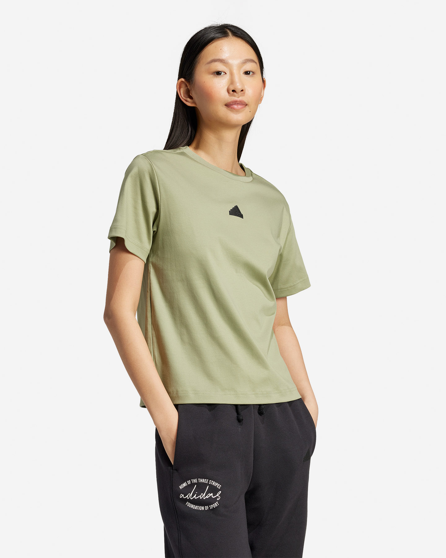 T-shirt ADIDAS BRAND LOVE W - Verde - 3 | Cisalfa Sport