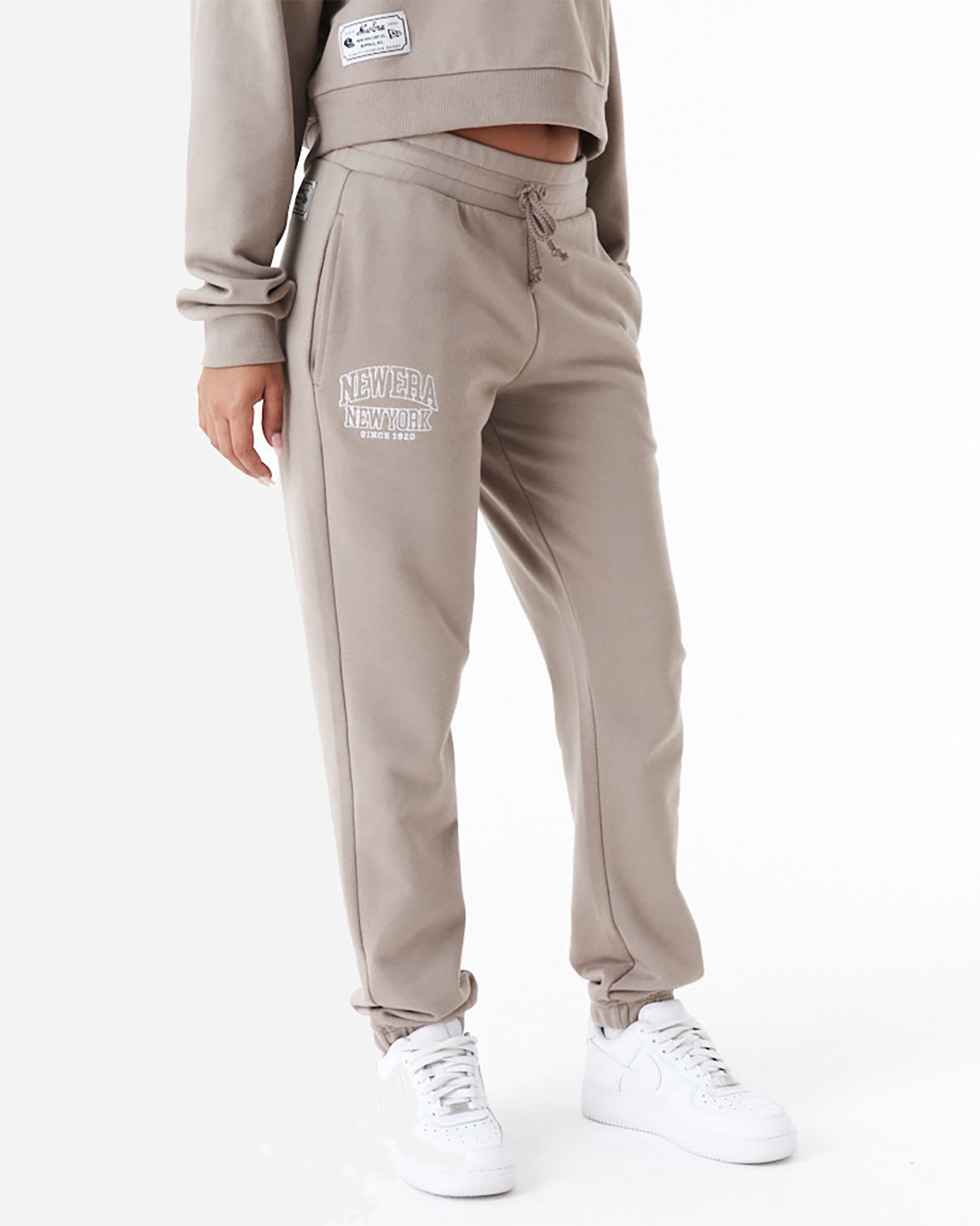 Pantalone NEW ERA LOGO W - Beige - 3 | Cisalfa Sport
