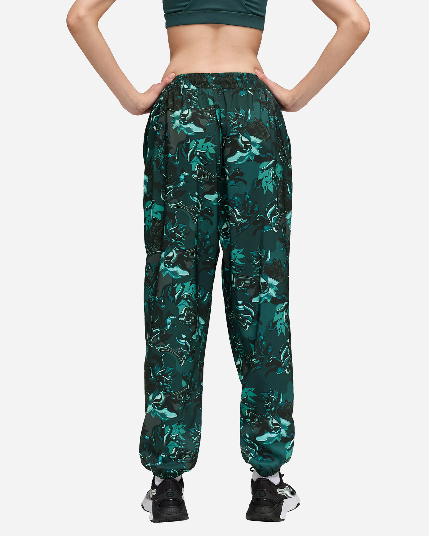Pantalone training PUMA CONCEPT PRINTED W - Verde - 3 | Cisalfa Sport