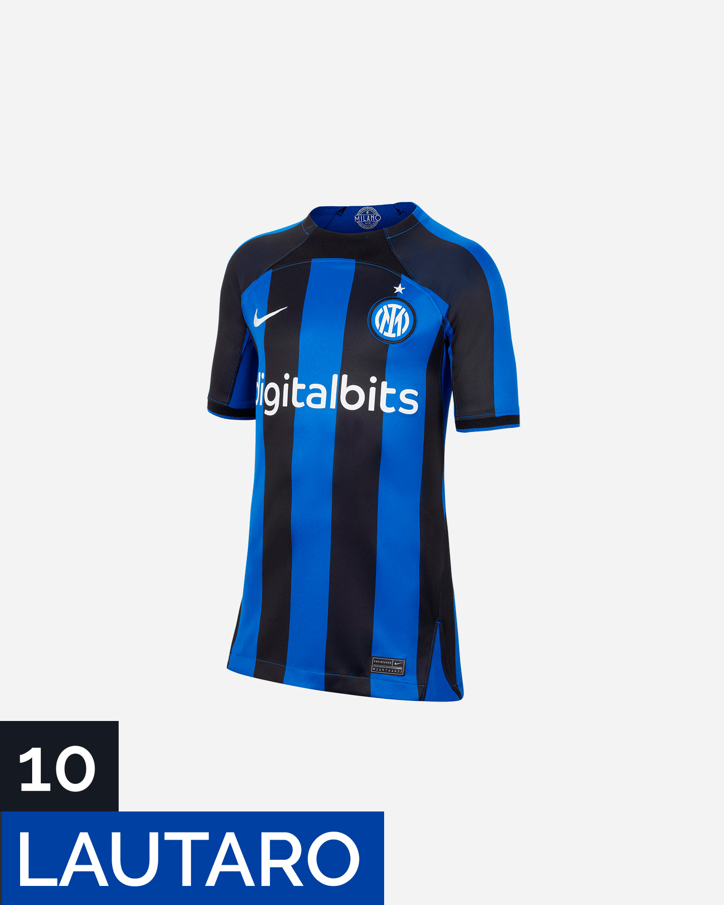 Accessorio calcio STILSCREEN STAMPA LAUTARO HOME 22-23 JR  - Color mix - 0 | Cisalfa Sport