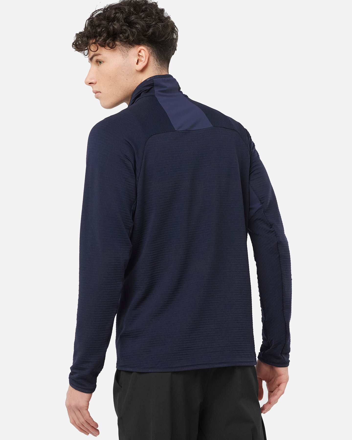 Pile SALOMON ESSENTIAL LIGHTWARM M - Nero - 2 | Cisalfa Sport