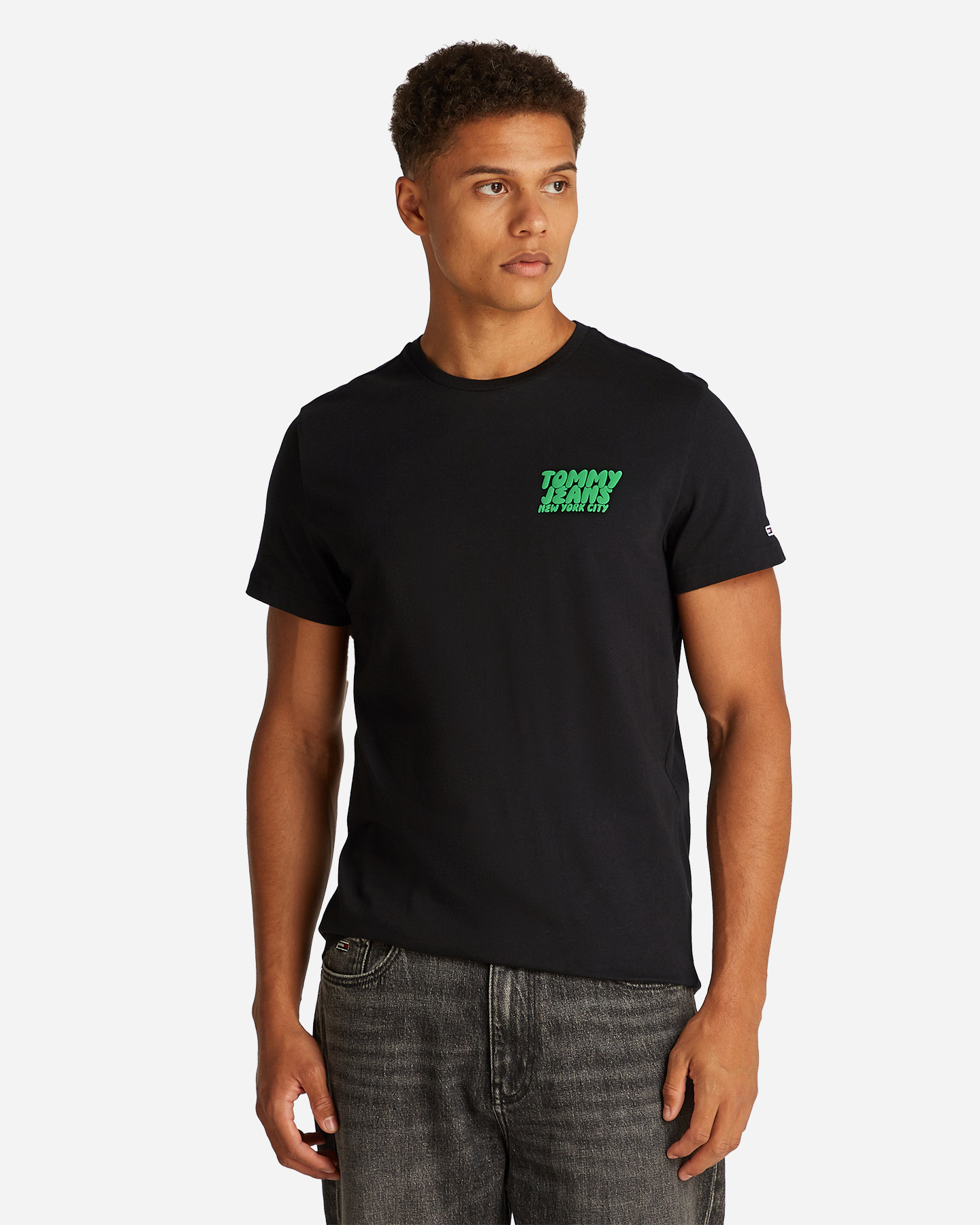 T-shirt TOMMY HILFIGER SMALL LOGO M - Nero - 2 | Cisalfa Sport