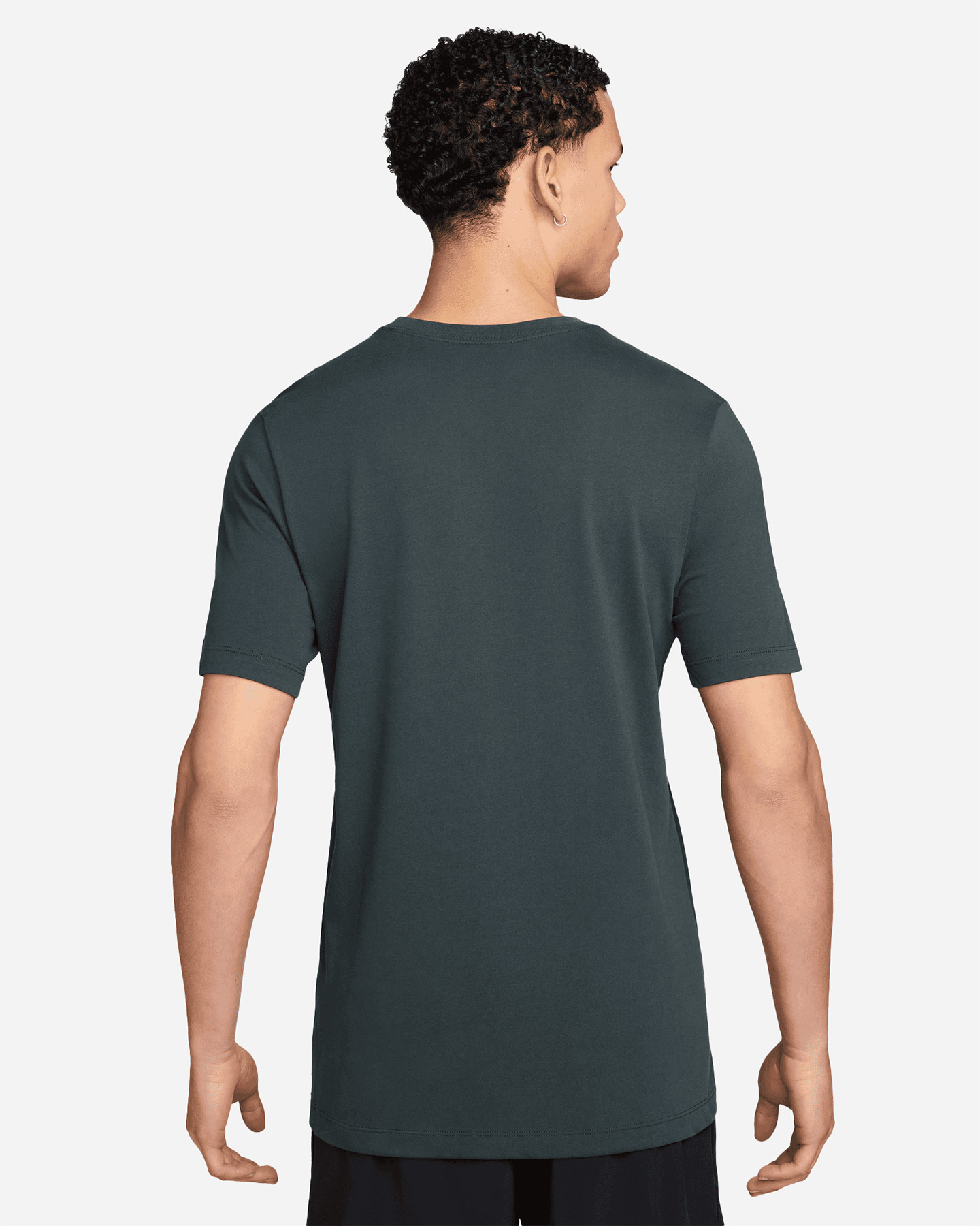 T-shirt training NIKE DRI FIT SMALL LOGO M - Verde - 1 | Cisalfa Sport